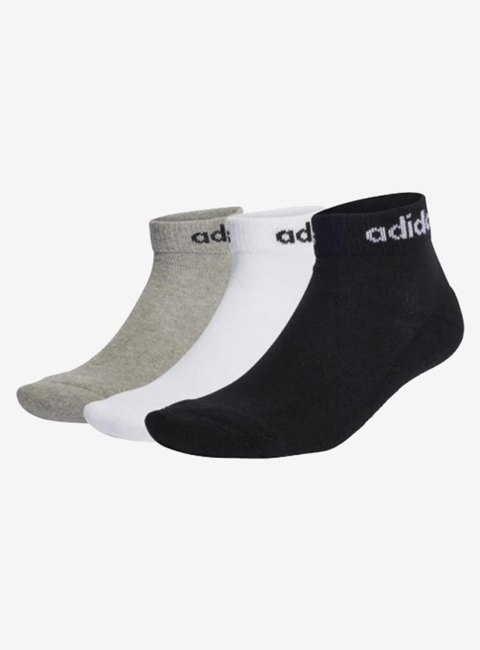 adidas Linear Ankle Cushioned Socks 3 Pairs Unisex Çorap