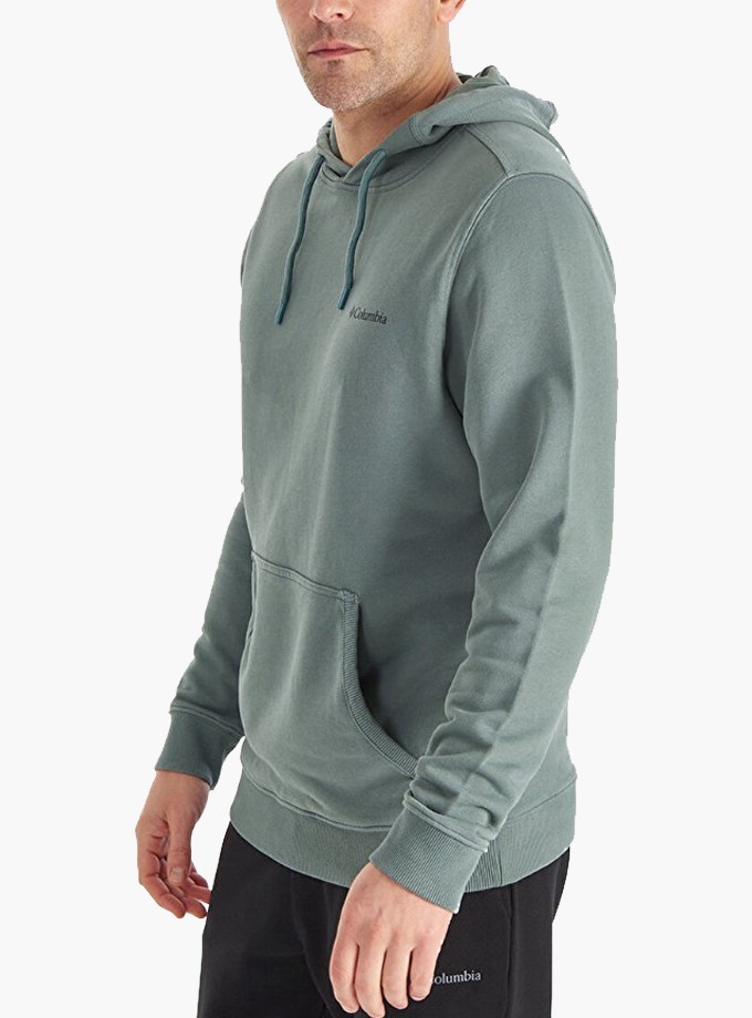 Columbia CS0275Columbia Basic Sm Logo Erkek Yeşil Kapüşonlu Hoodie