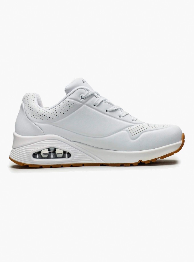 Skechers Uno Court Kadın Spor Ayakkabı 73690-WHT