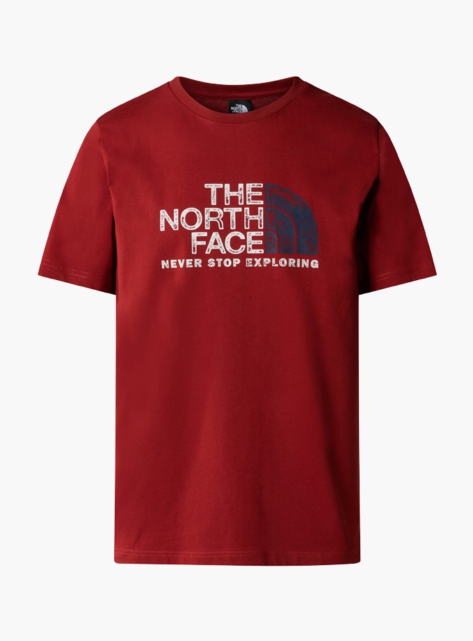 The North Face Nf0A87Nw M S/S Rust 2 Tee Erkek T-Shirt NF0A87NW-POJ