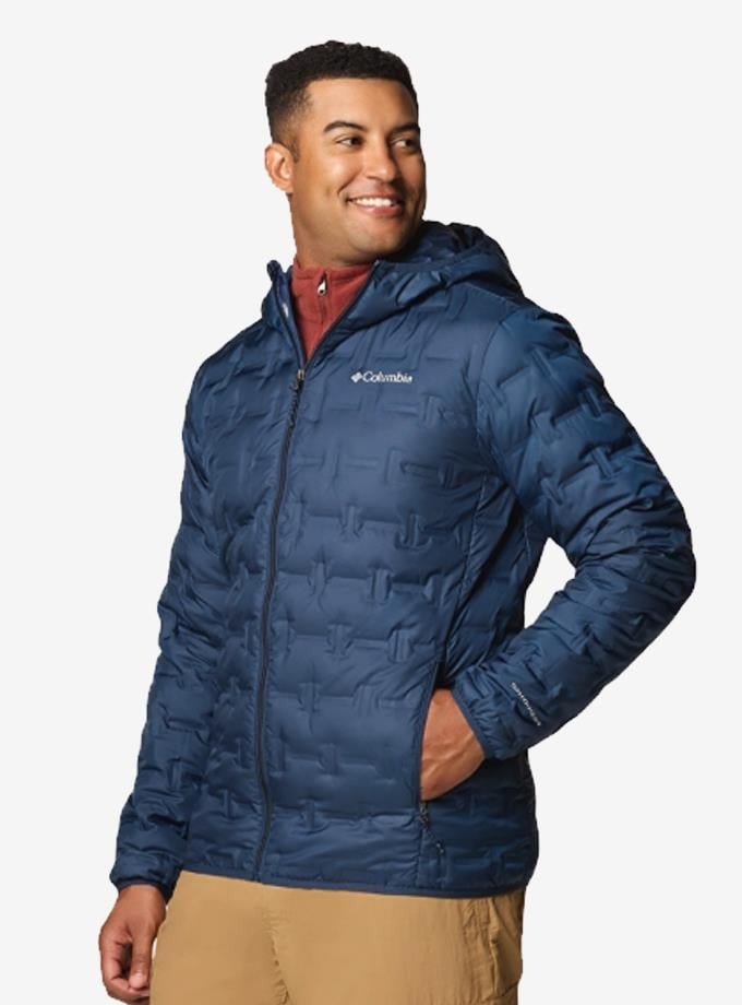 Columbia Wo6610 Delta Ridge II Down Hooded Jacket Erkek Mont