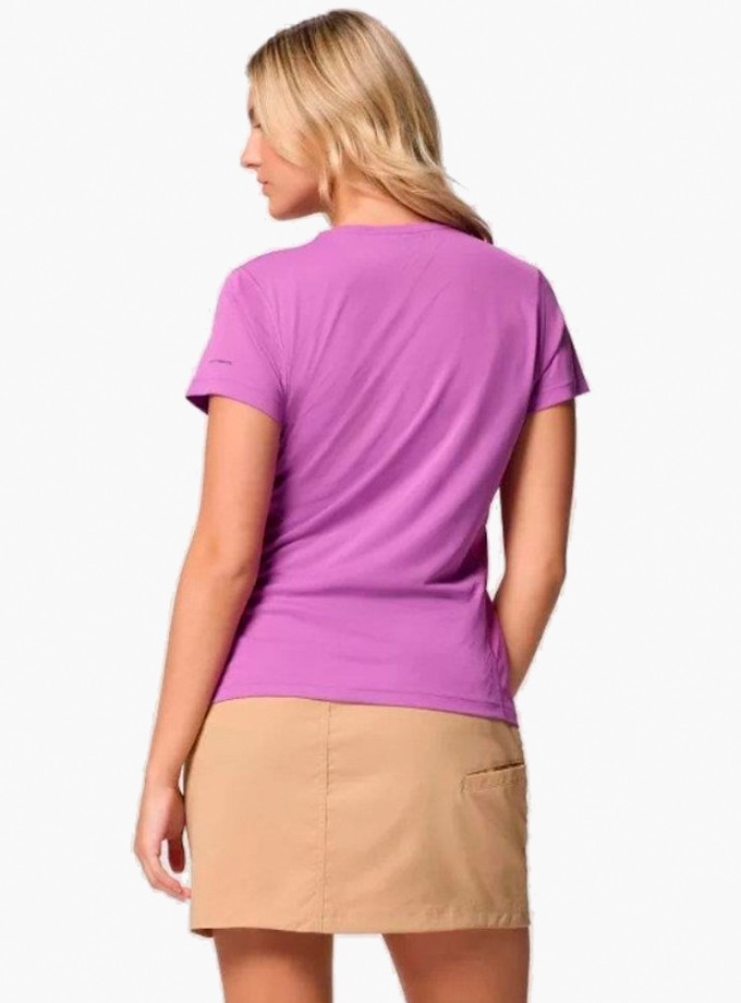 COLUMBIA AL8532 ZERO RULES LIGHT SS CREW Kadın T-Shirt 2131721-581