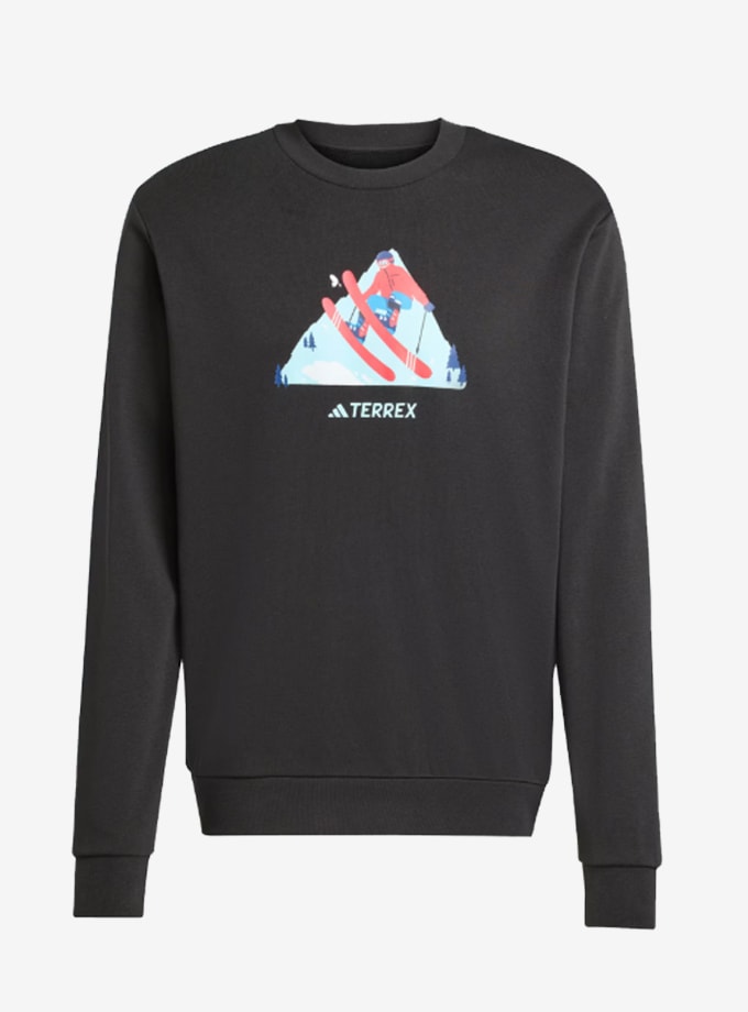 adidas KE2320 Terrex Snow Graphic Crew Unisex Sweatshirt
