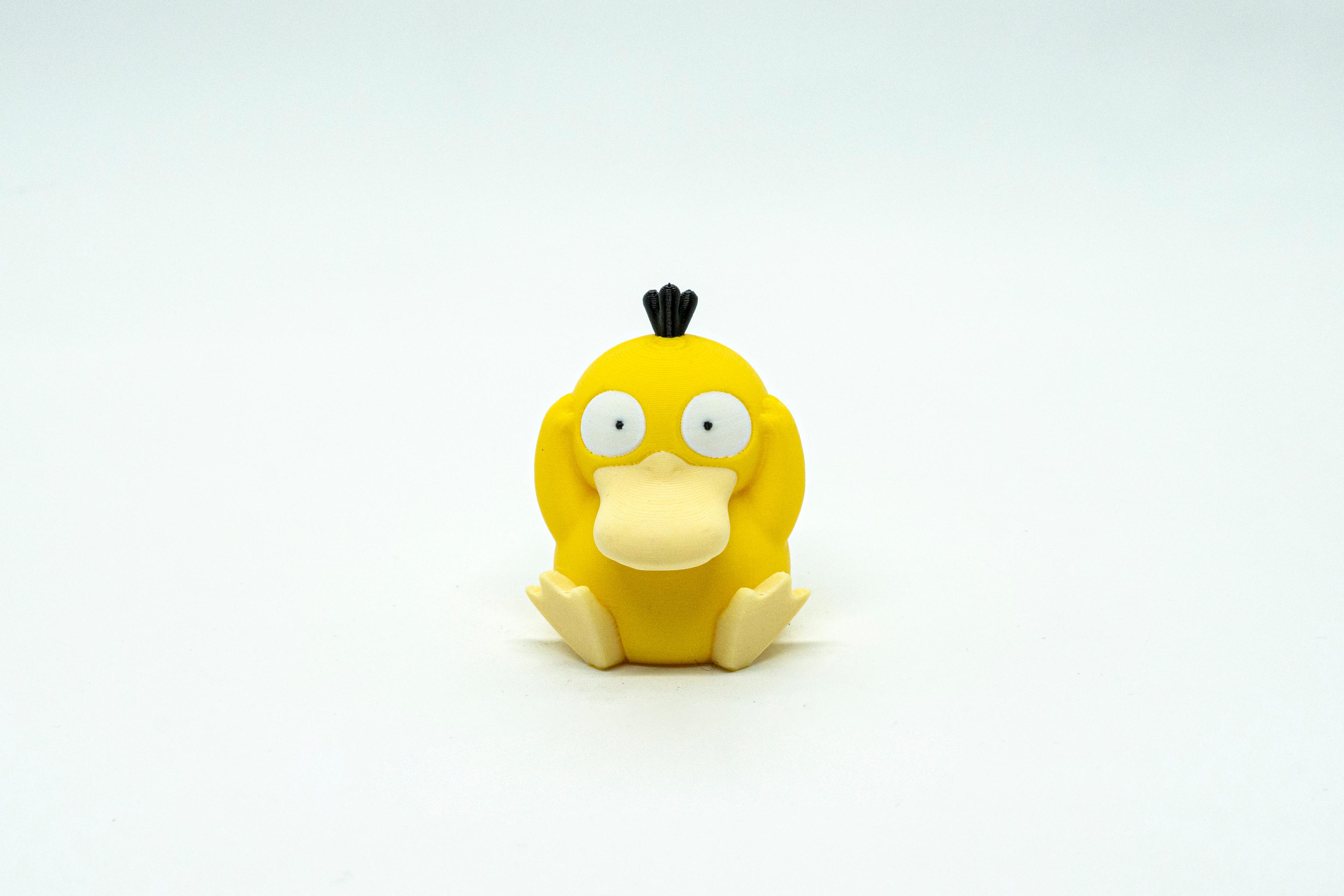 Psyduck - Golduck Pokemon 3D Model Evrim 2Li Tüm Set