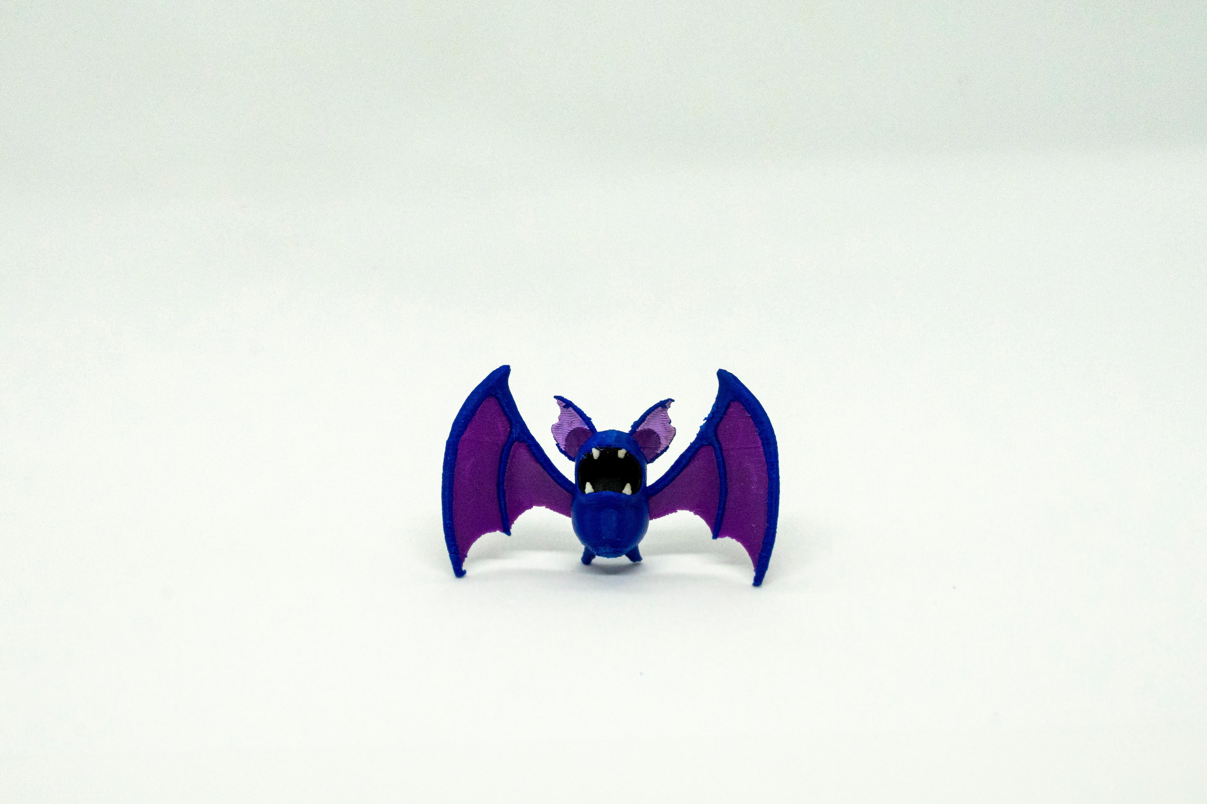 Zubat - Golbat - Crobat Pokemon 3D Model Evrim 3lü Tüm Set