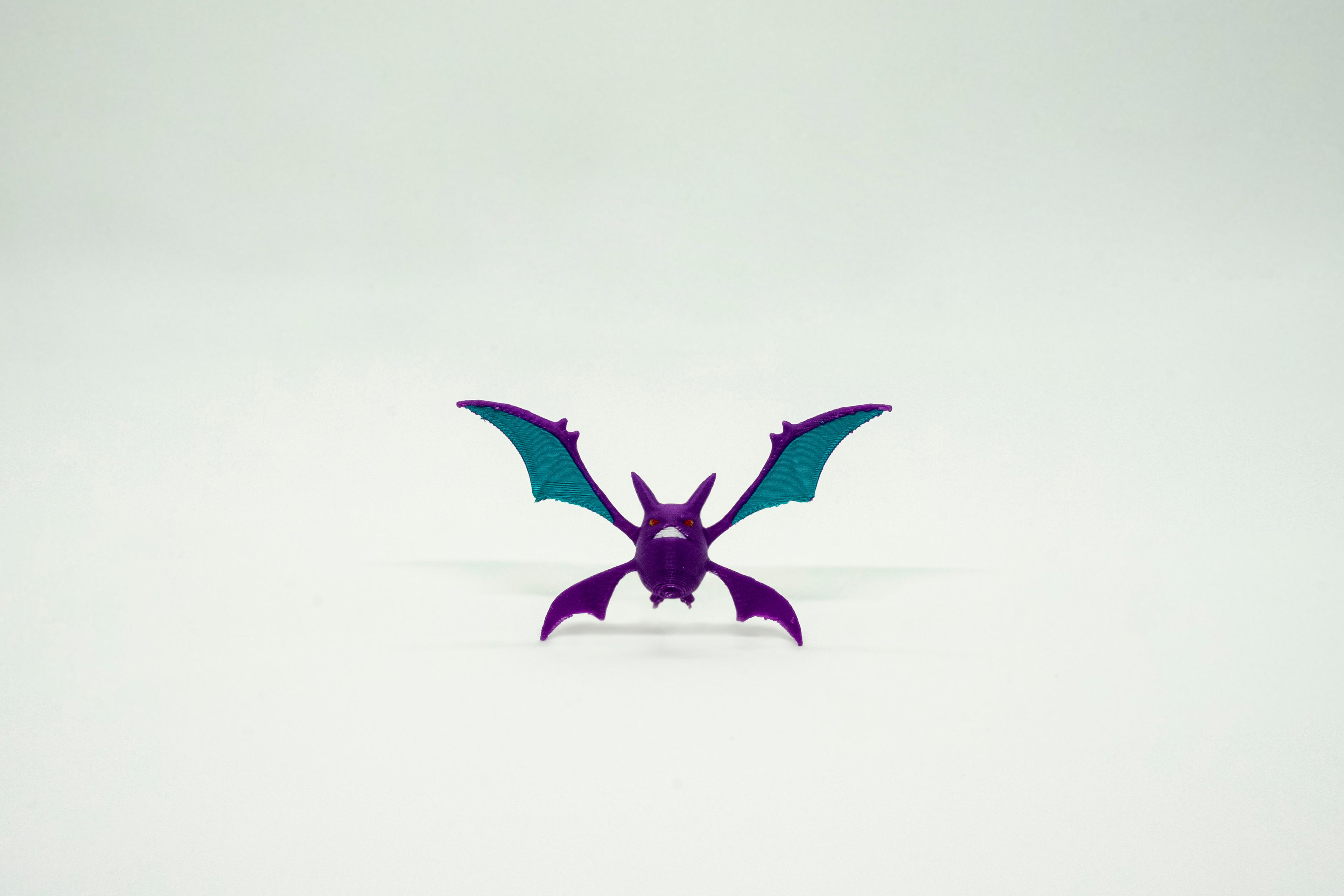 Zubat - Golbat - Crobat Pokemon 3D Model Evrim 3lü Tüm Set