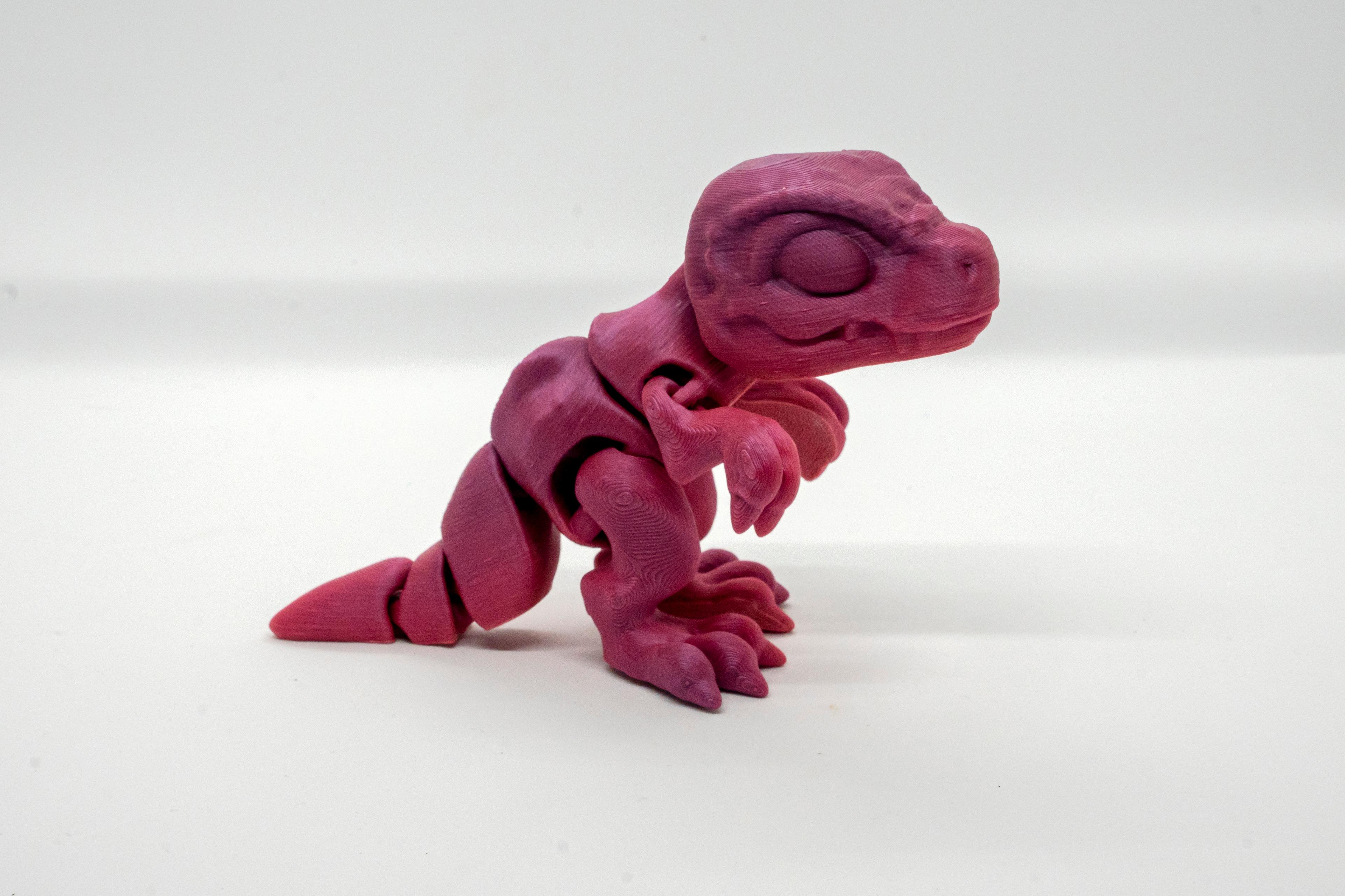 Trex 3D Hareketli ve Renk Geçişli Model