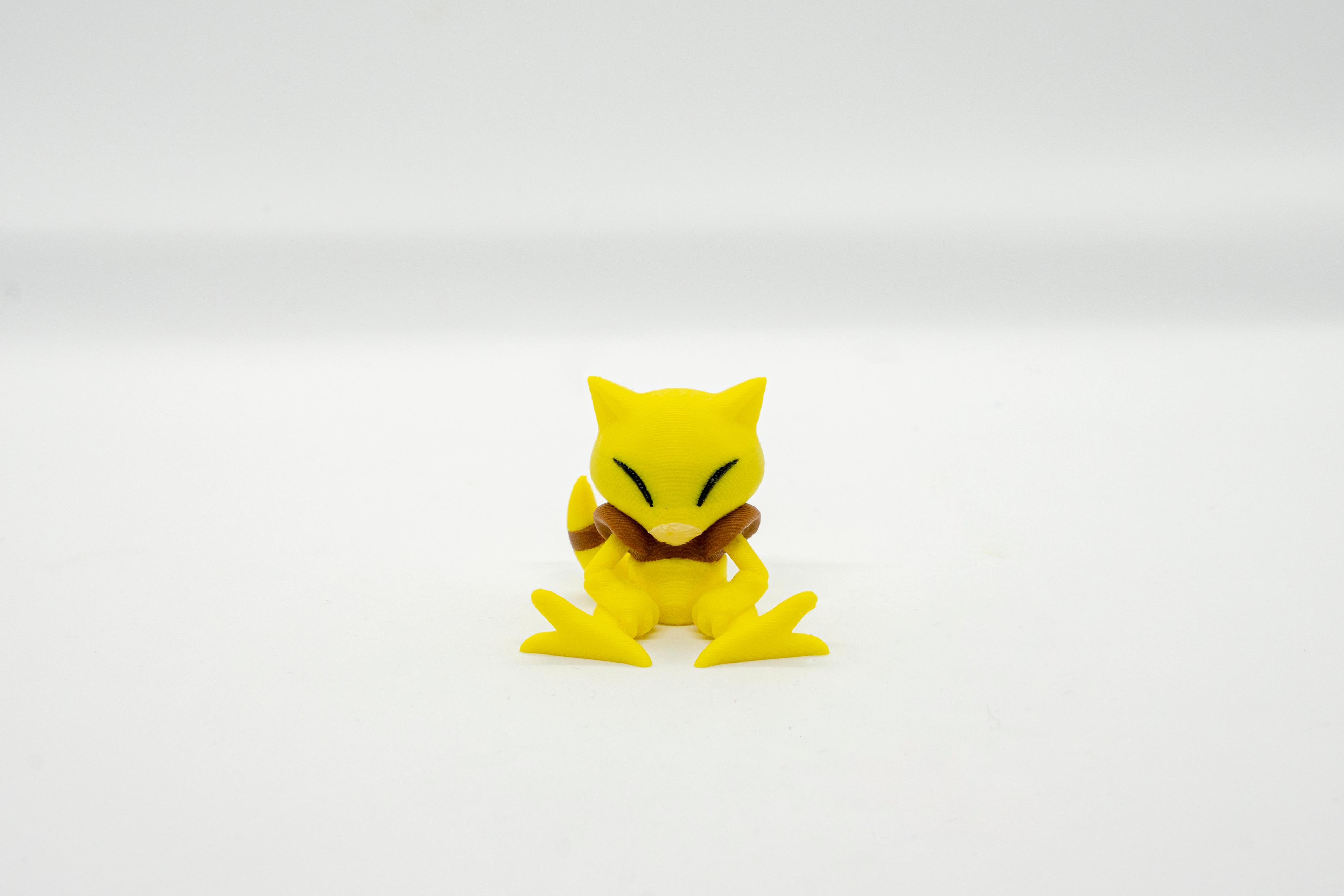 Abra - Kadabra - Alakazam Pokemon 3D Model Evrim 3lü Tüm Set