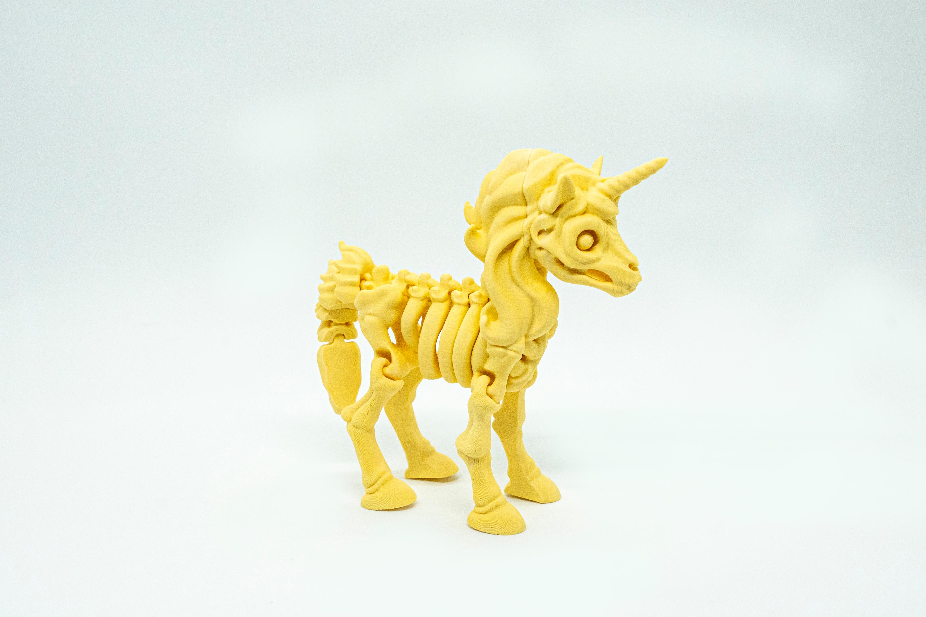 İskelet Unicorn 3D Hareketli Model