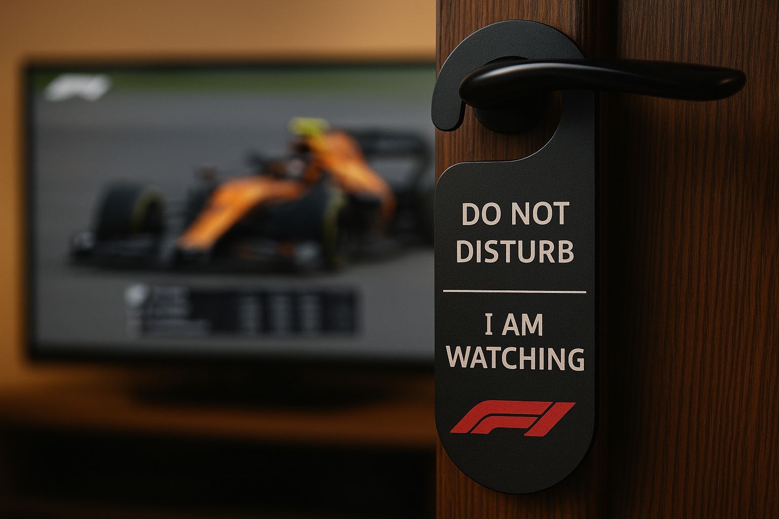 I'am Watching F1 “Rahatsız Etmeyin, F1 izliyorum!” 2'li Set