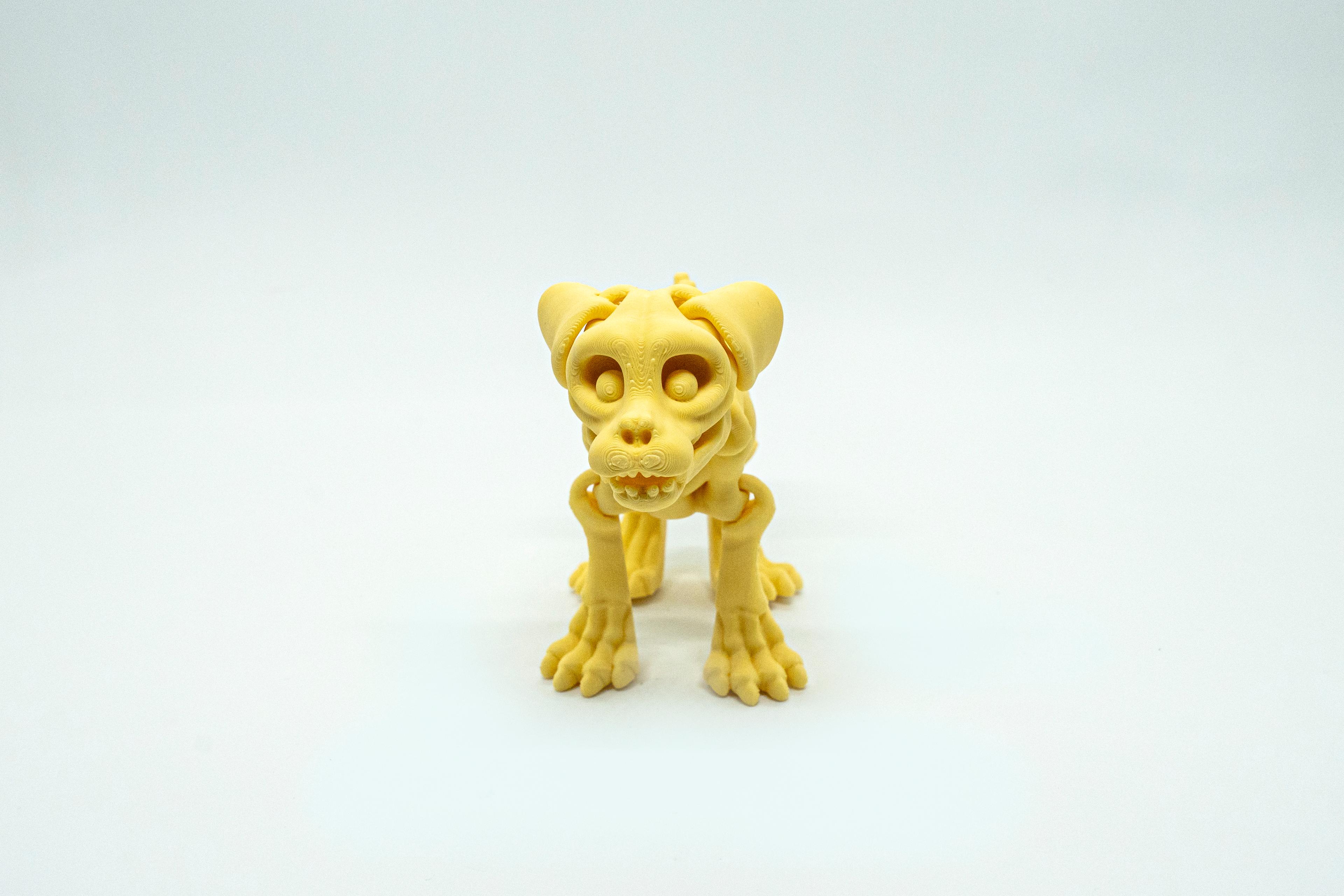 İskelet Köpek 3D Hareketli Model