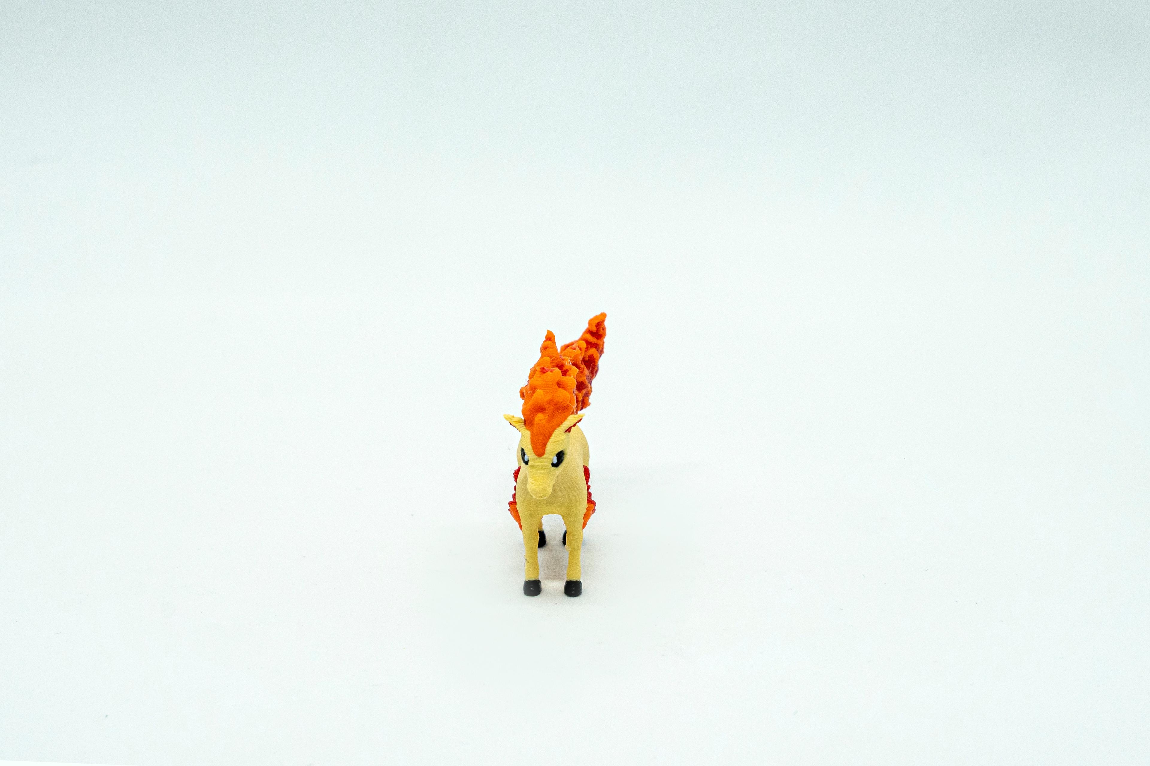 Ponyta - Rapidash Pokemon 3D Model Evrim 2Li Tüm Set