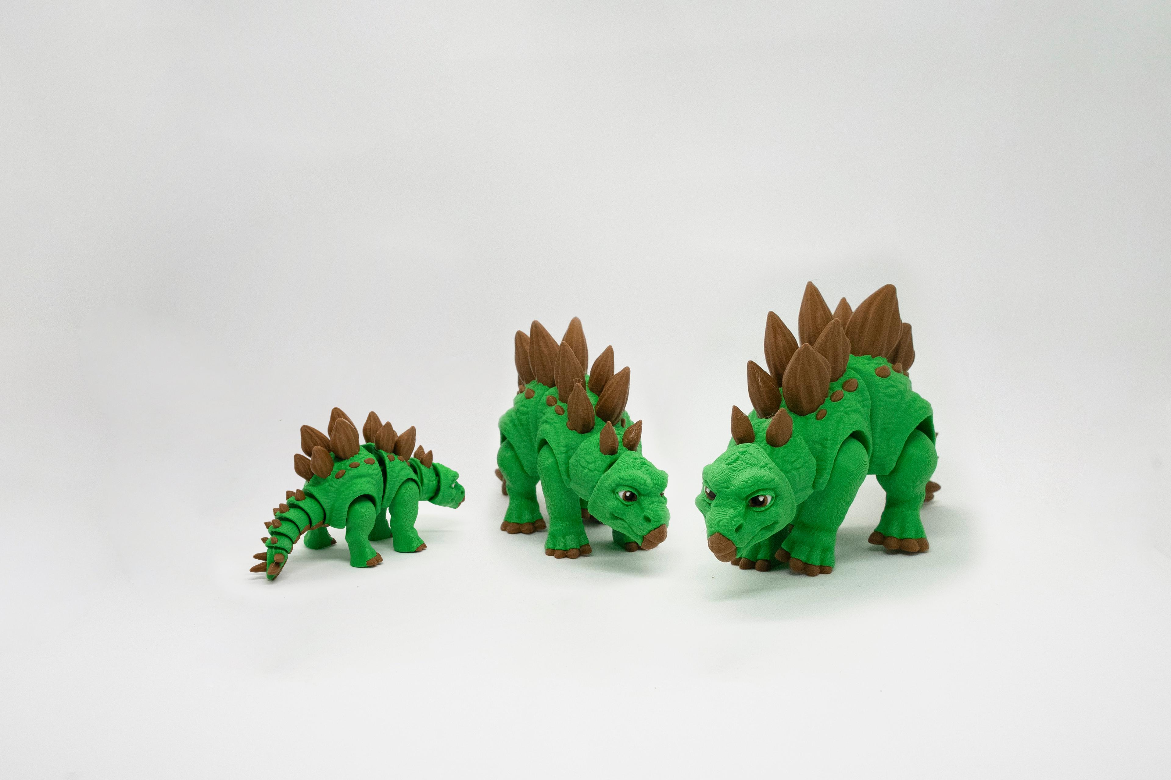 Stegosaurus 3D Hareketli Model