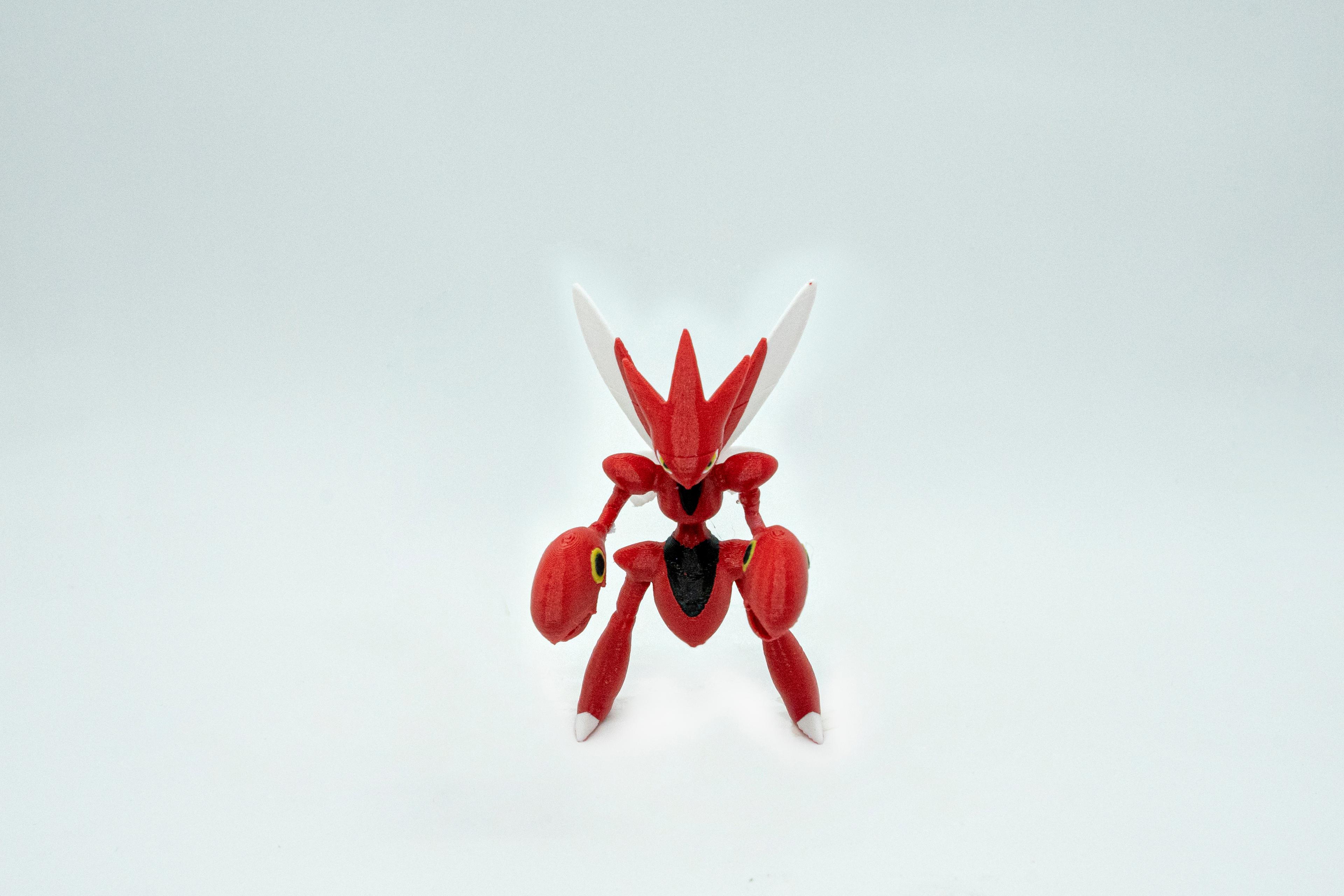 Scyther - Scizor Pokemon 3D Model Evrim 2Li Tüm Set