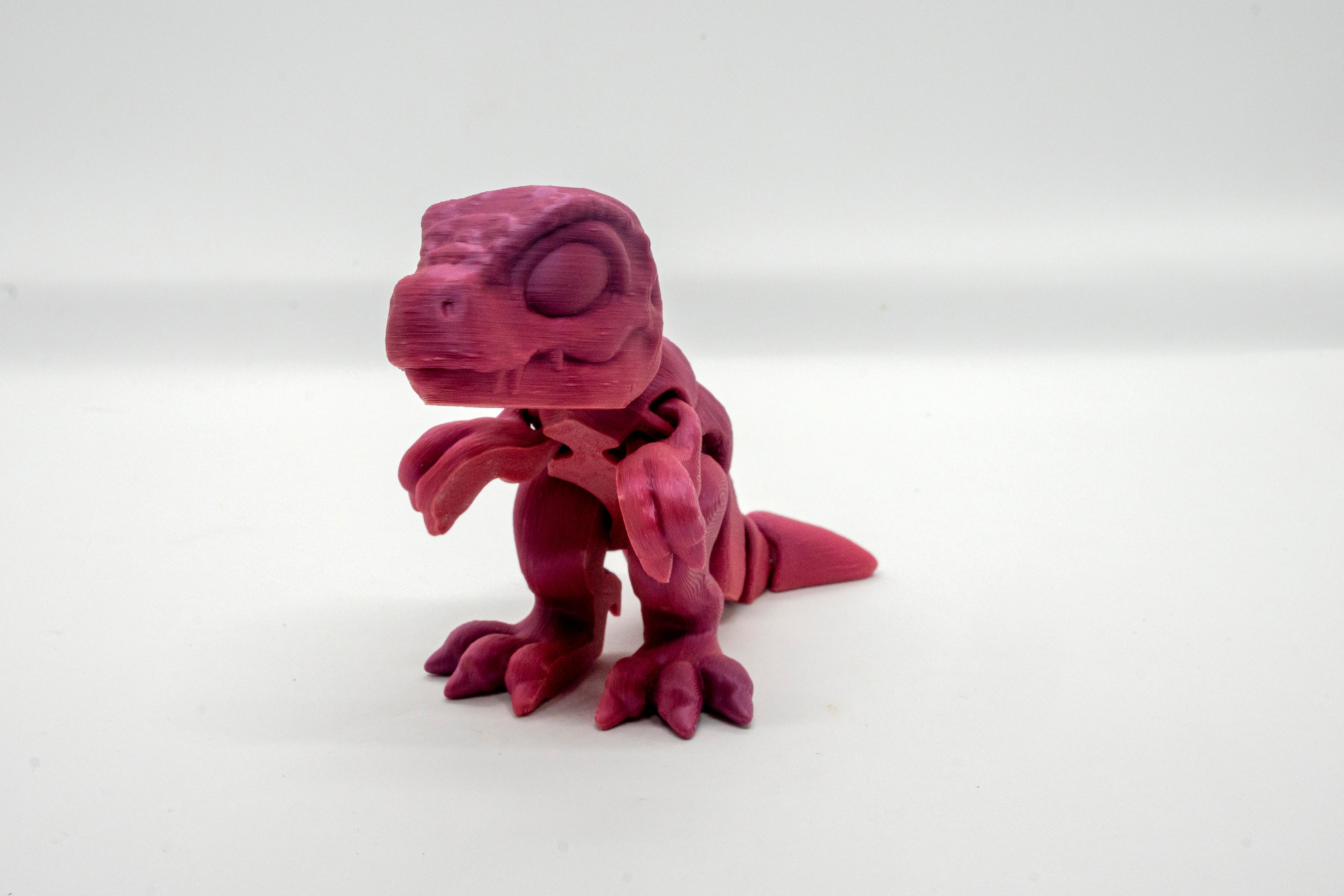 Trex 3D Hareketli ve Renk Geçişli Model