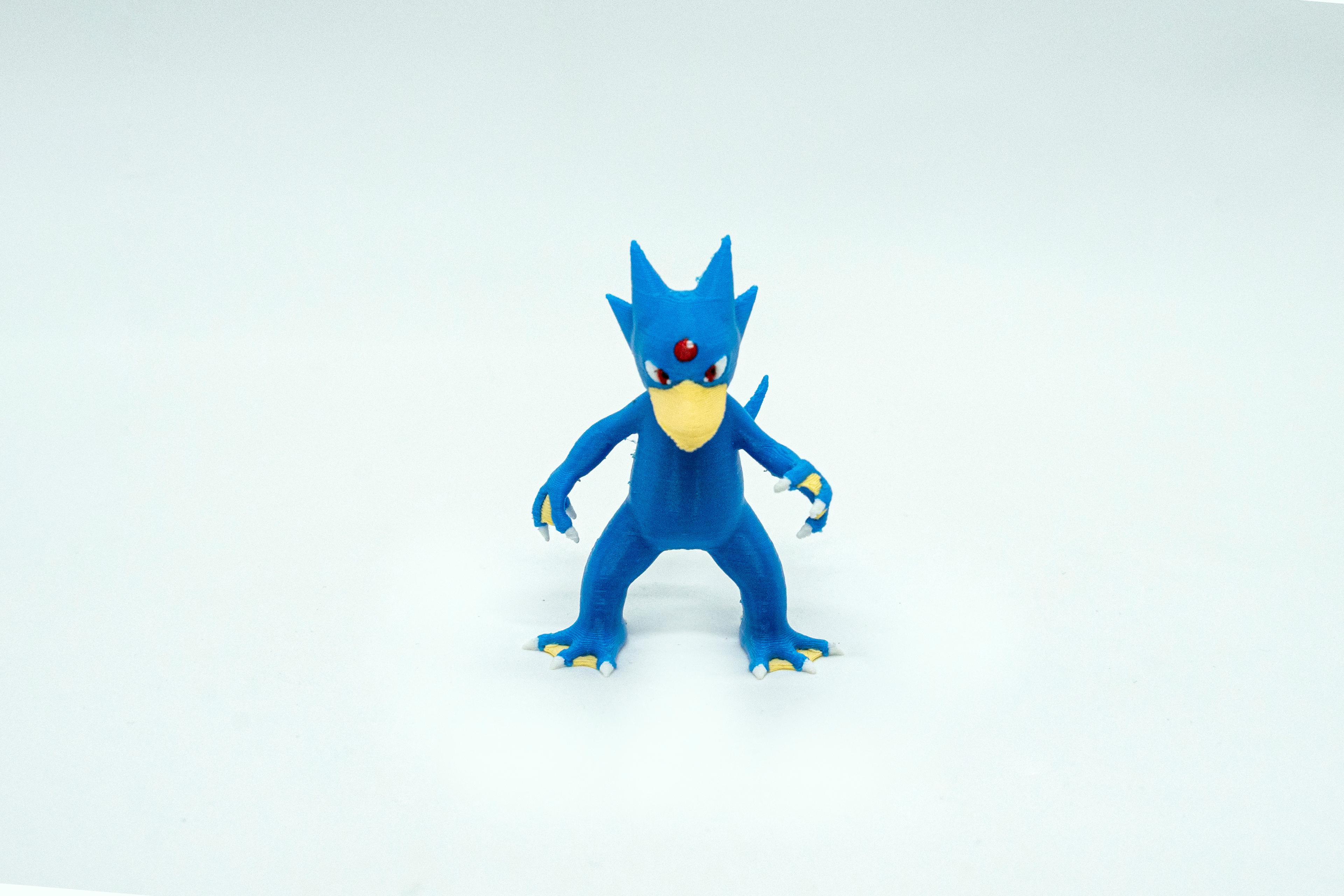 Psyduck - Golduck Pokemon 3D Model Evrim 2Li Tüm Set