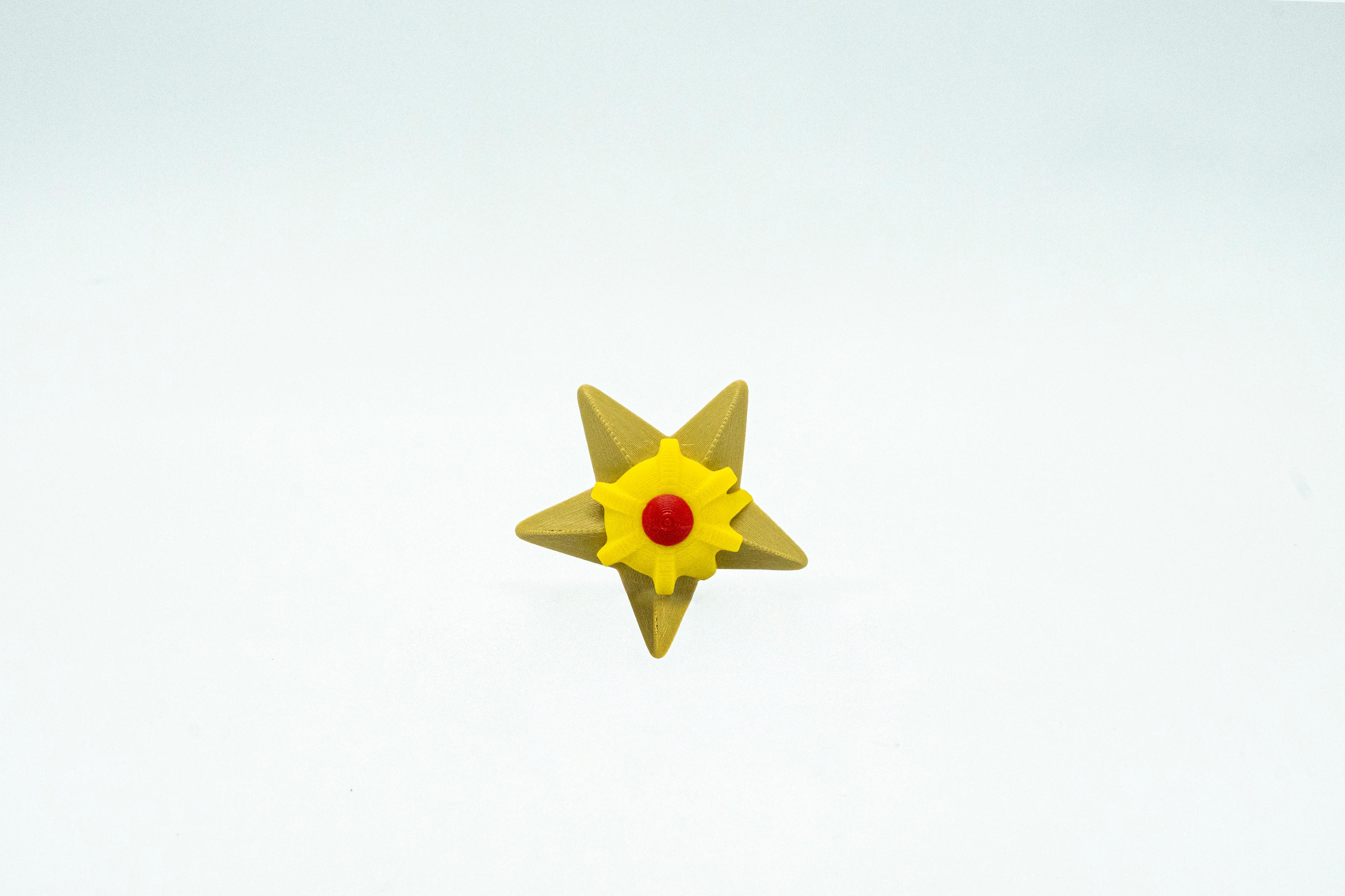 Staryu - Starmie Pokemon 3D Model Evrim 2Li Tüm Set