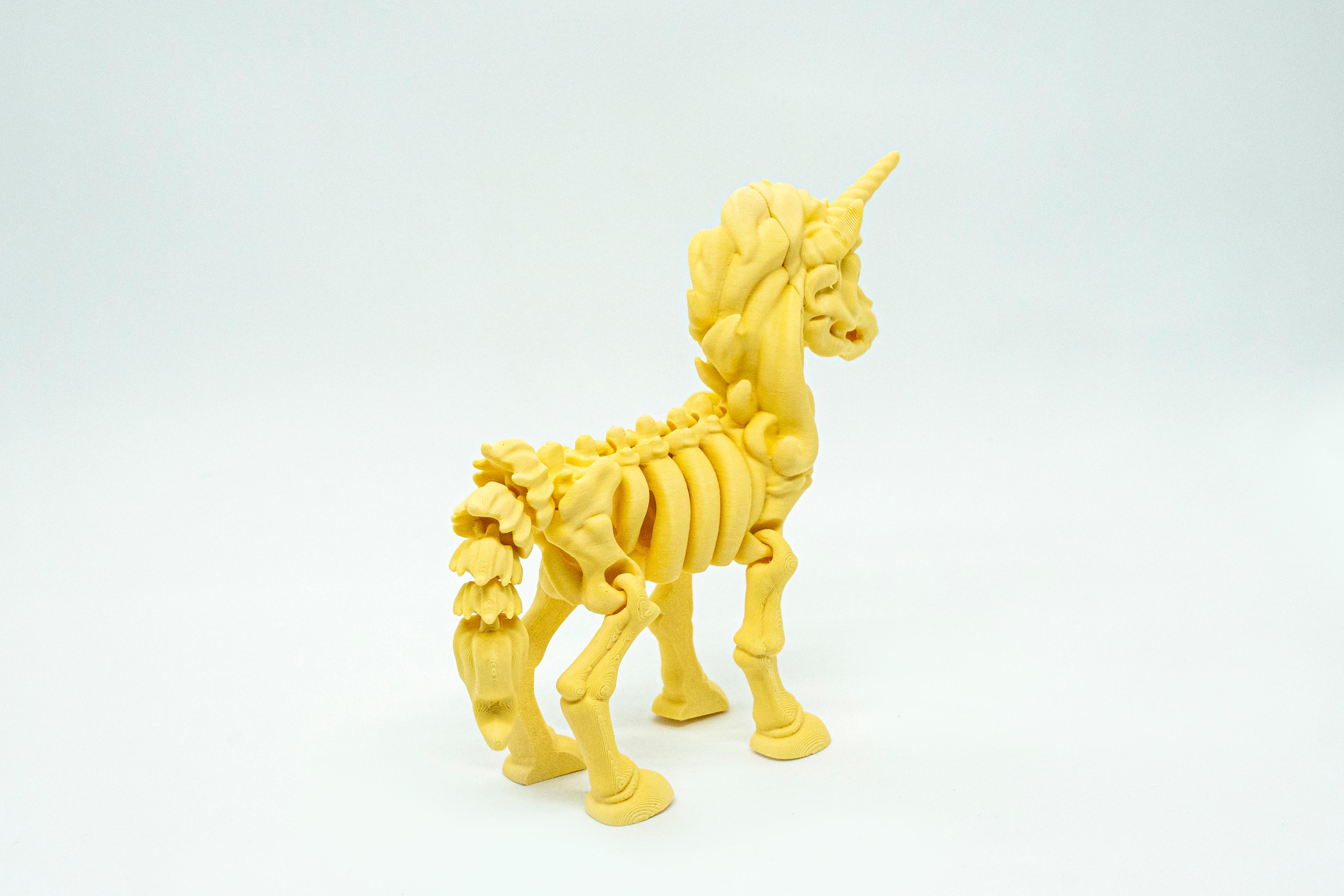 İskelet Unicorn 3D Hareketli Model