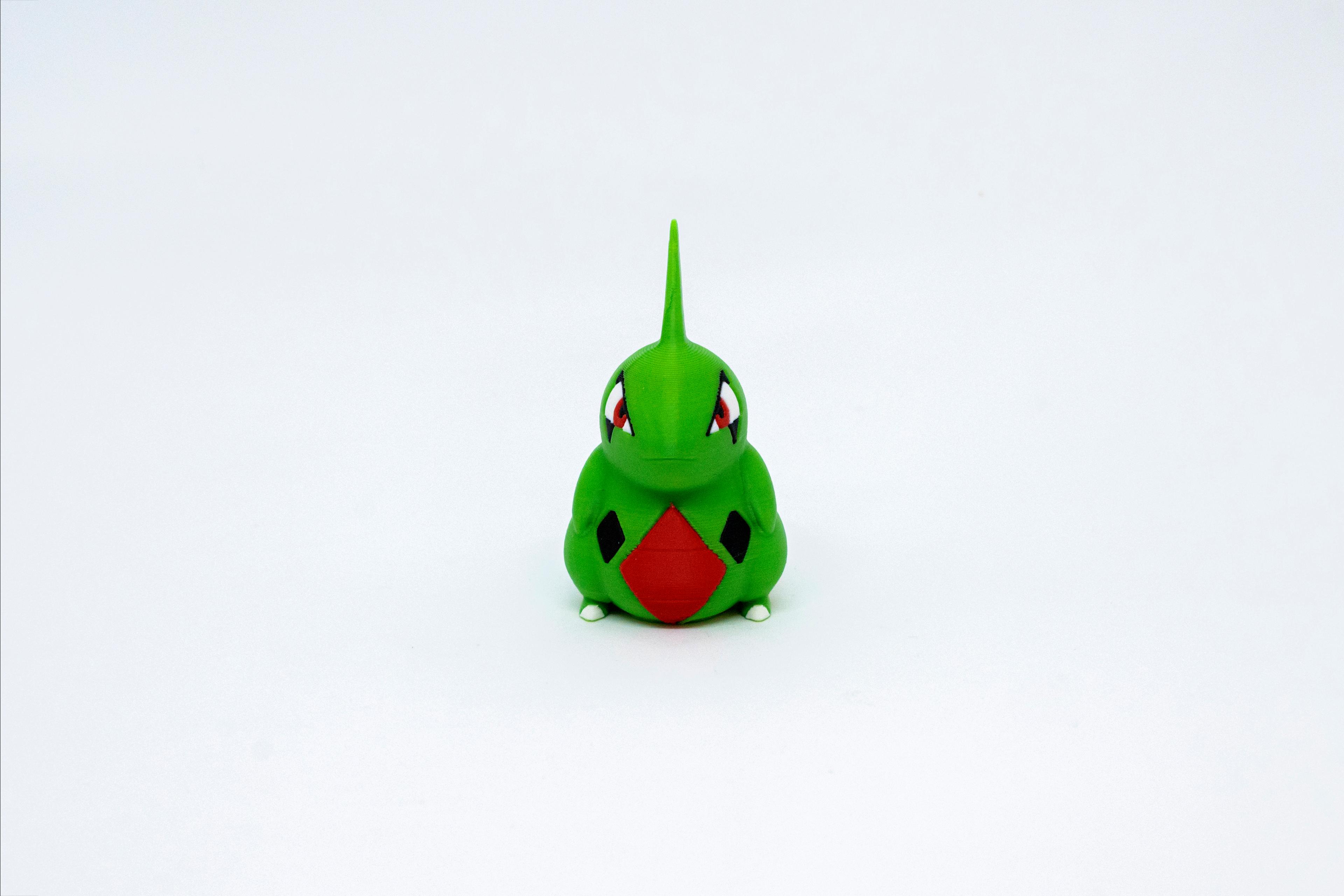 Larvitar - Pupitar - Tyranitar Pokemon 3D Model Evrim 3lü Tüm Set