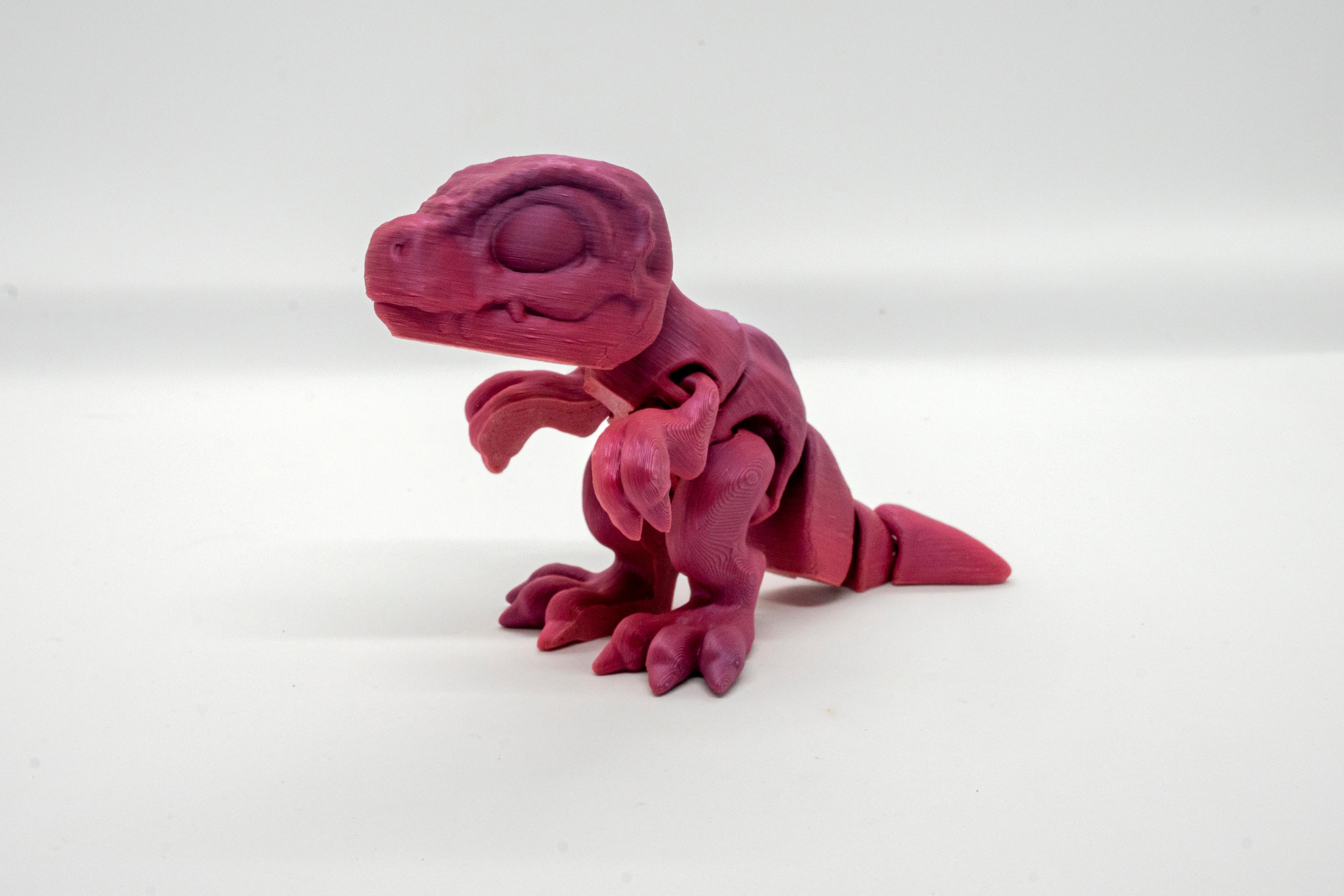 Trex 3D Hareketli ve Renk Geçişli Model