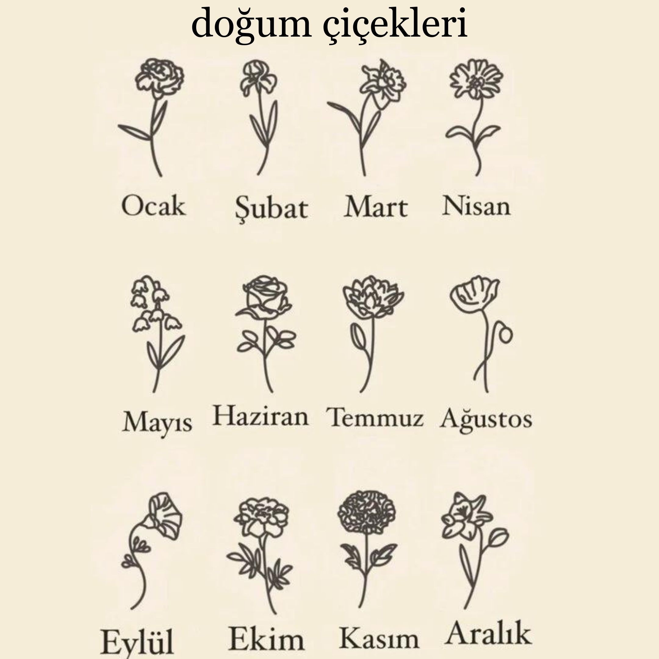 Doğum Çiçeği Yüzüğü