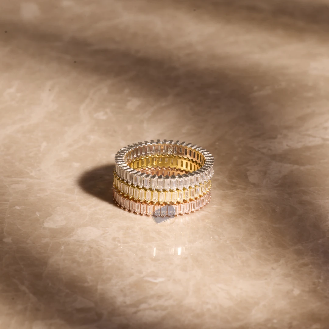 Baget Taşlı Tamtur Yüzük