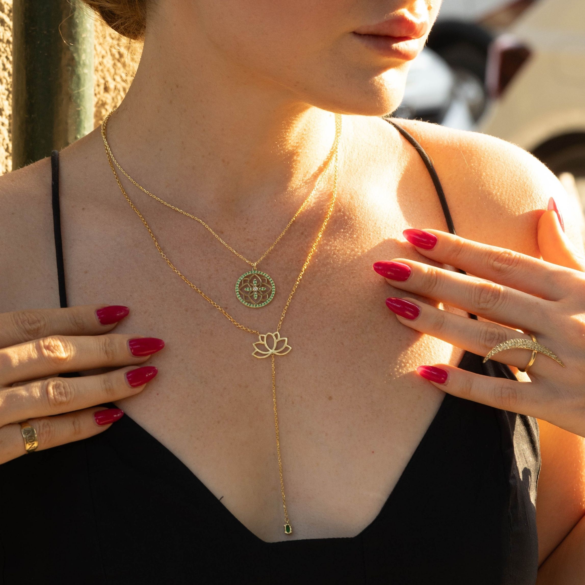 Aura I Lotus Y Model Kolye