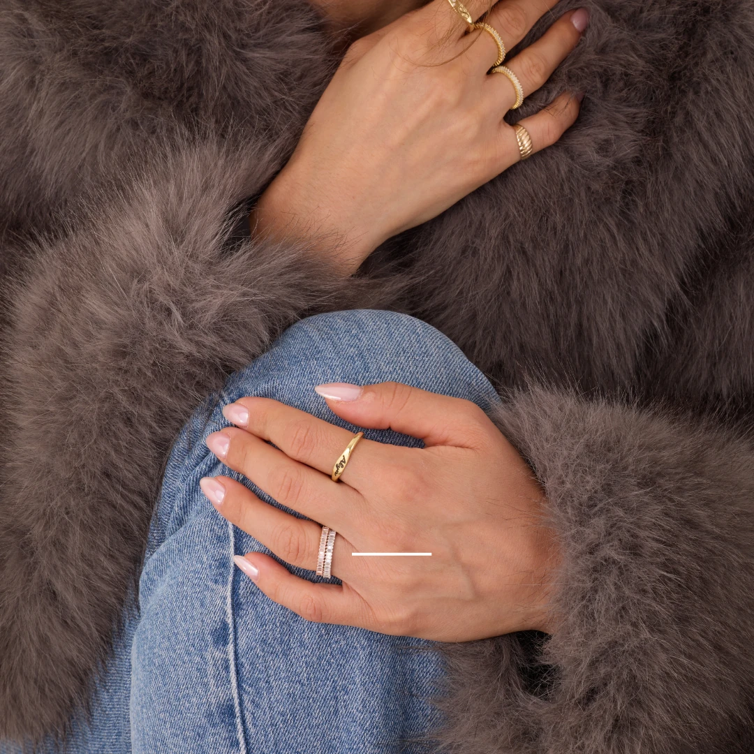 Baget Taşlı Tamtur Yüzük