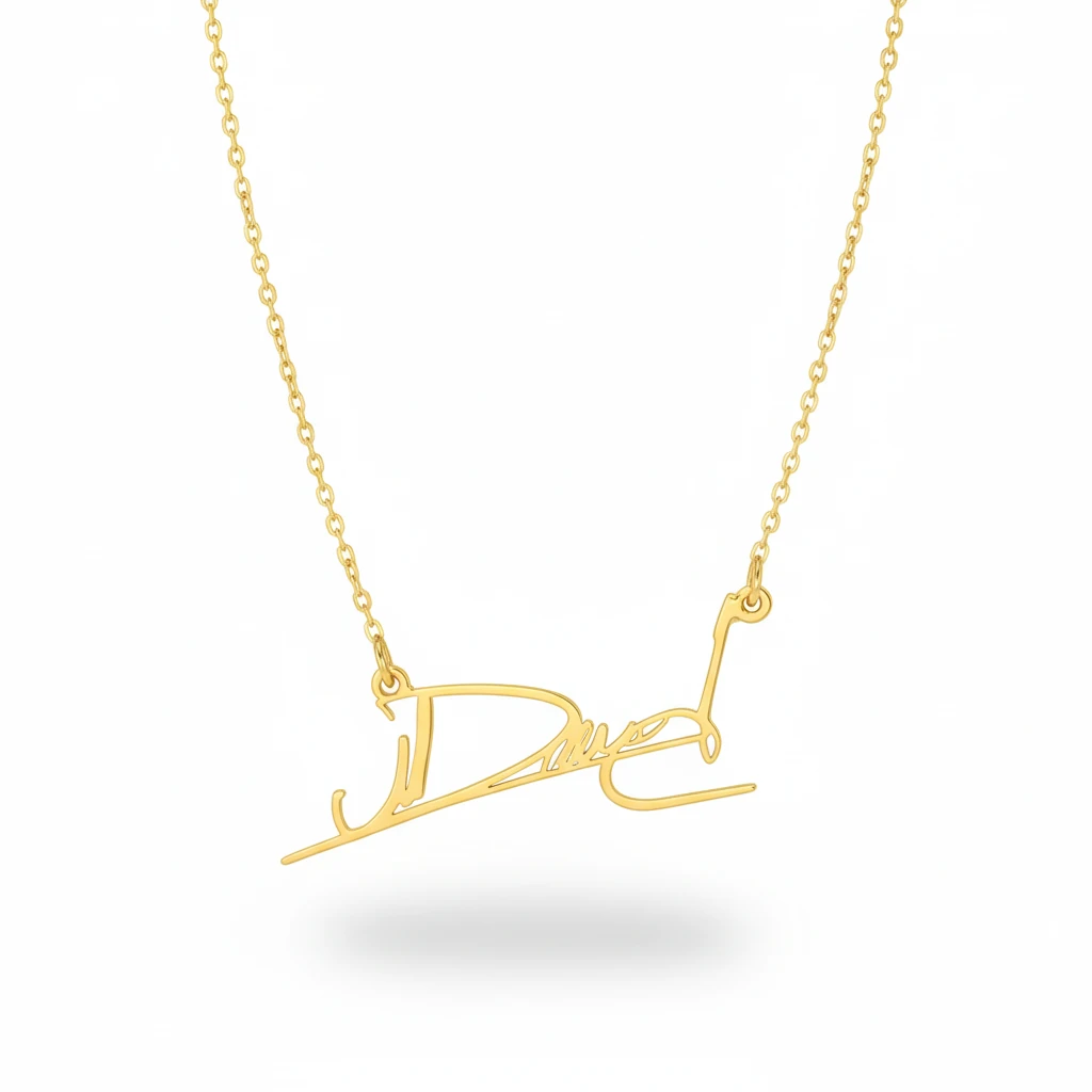 İmza Kolye ( Yatay )