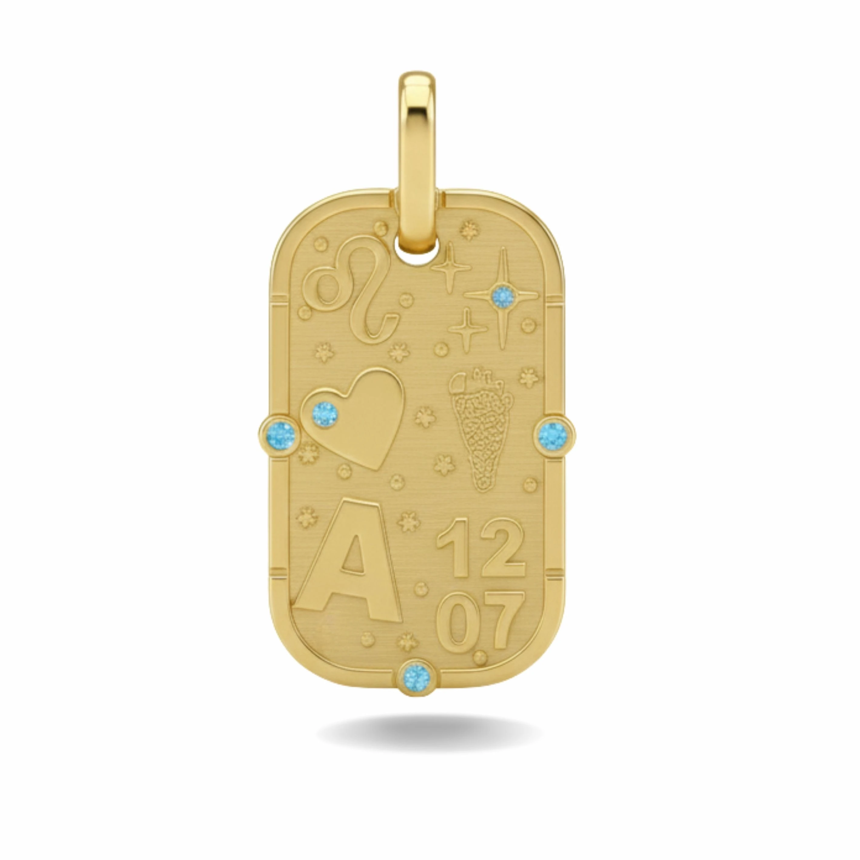 14 Ayar Altın Baby Sitare Kolye