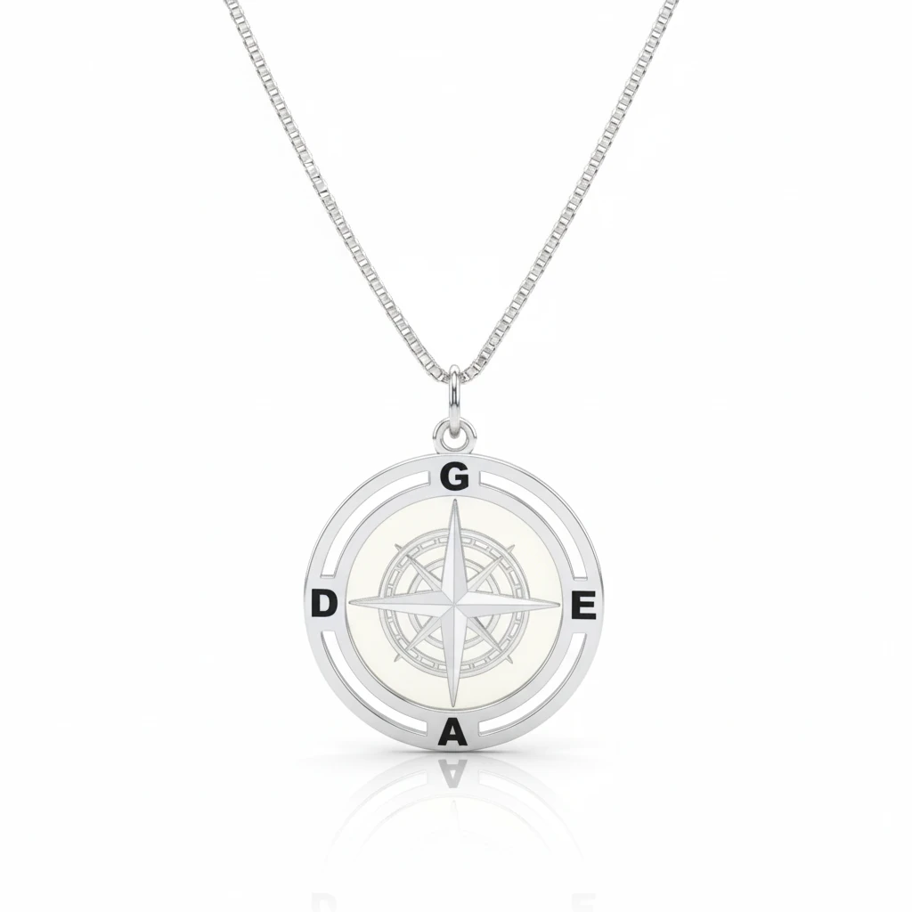 Aile baş harf PUSULA kolye