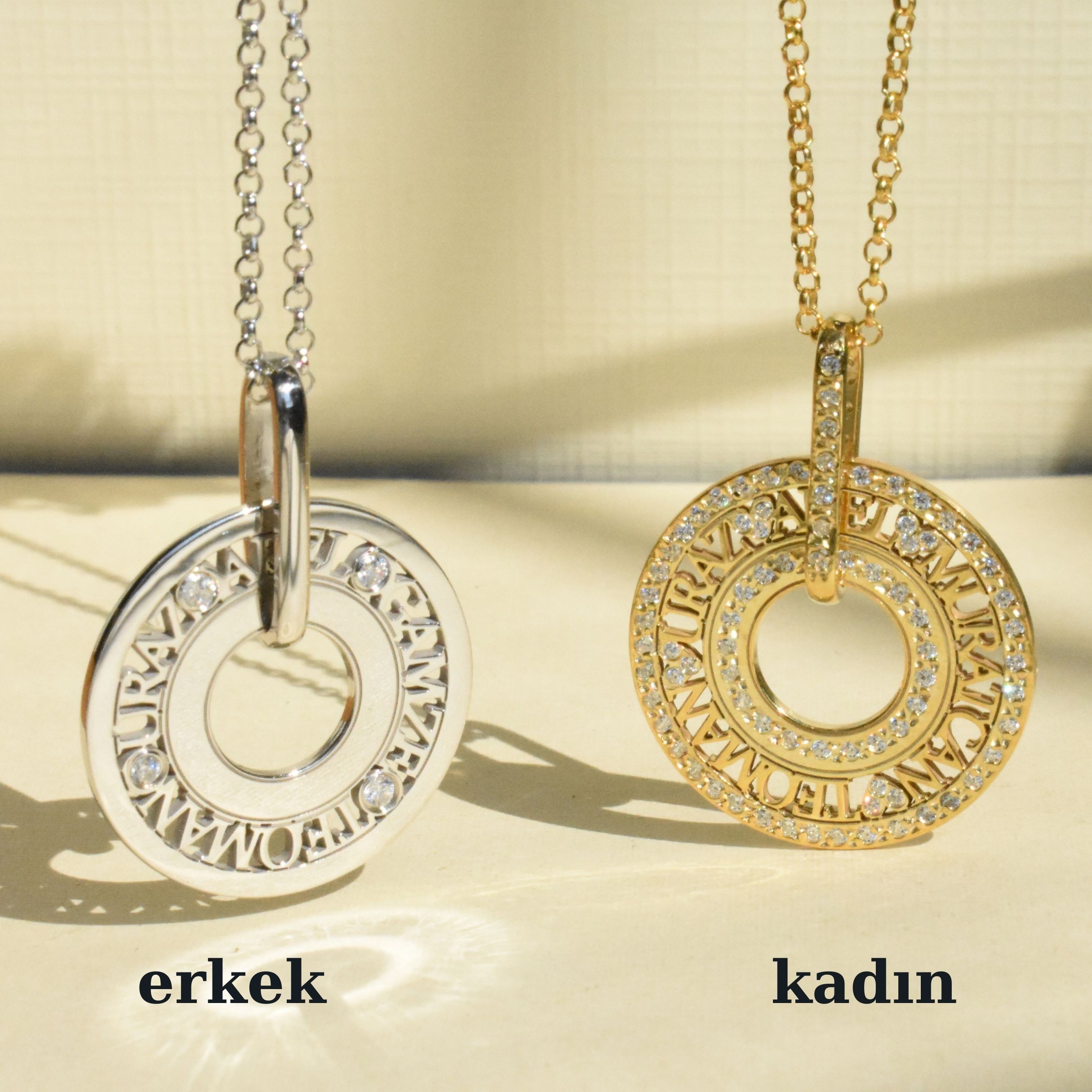 Shine Circle (erkek) Kolye