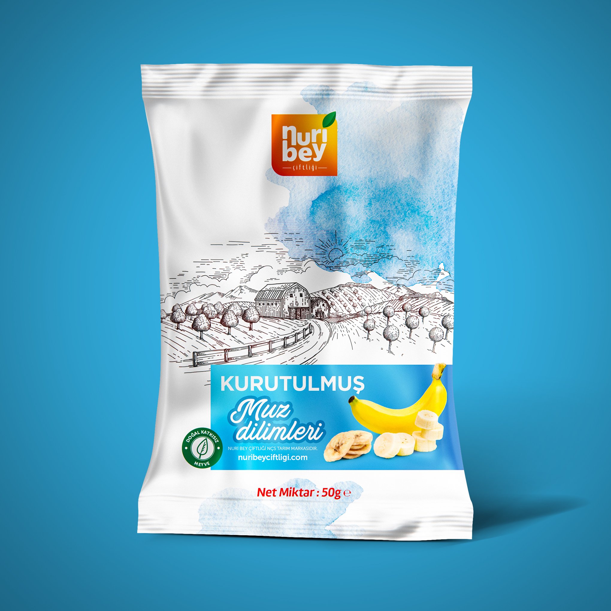 Kurutulmuş Muz Dilimleri (50g)