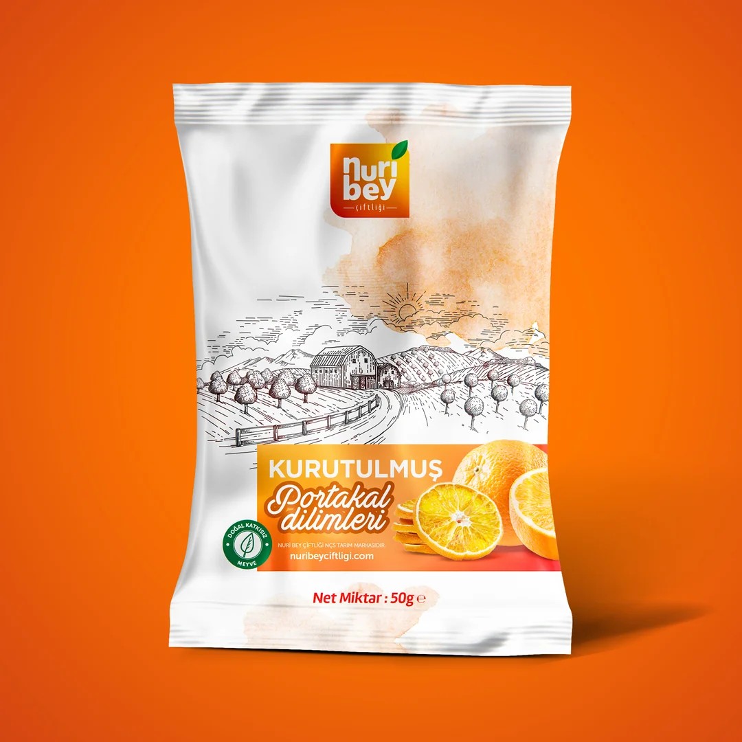 Kurutulmuş Portakal Dilimleri (50g)