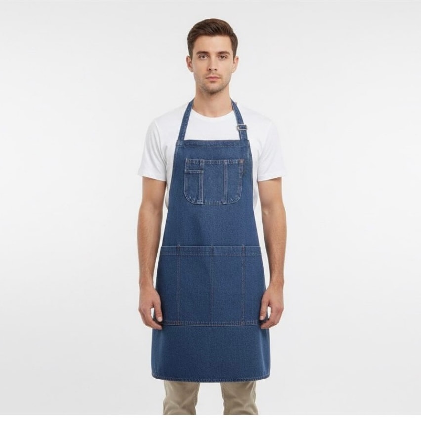 Denim Önlük - Kot Önlük - Mutfak Önlüğü - Denim Apron