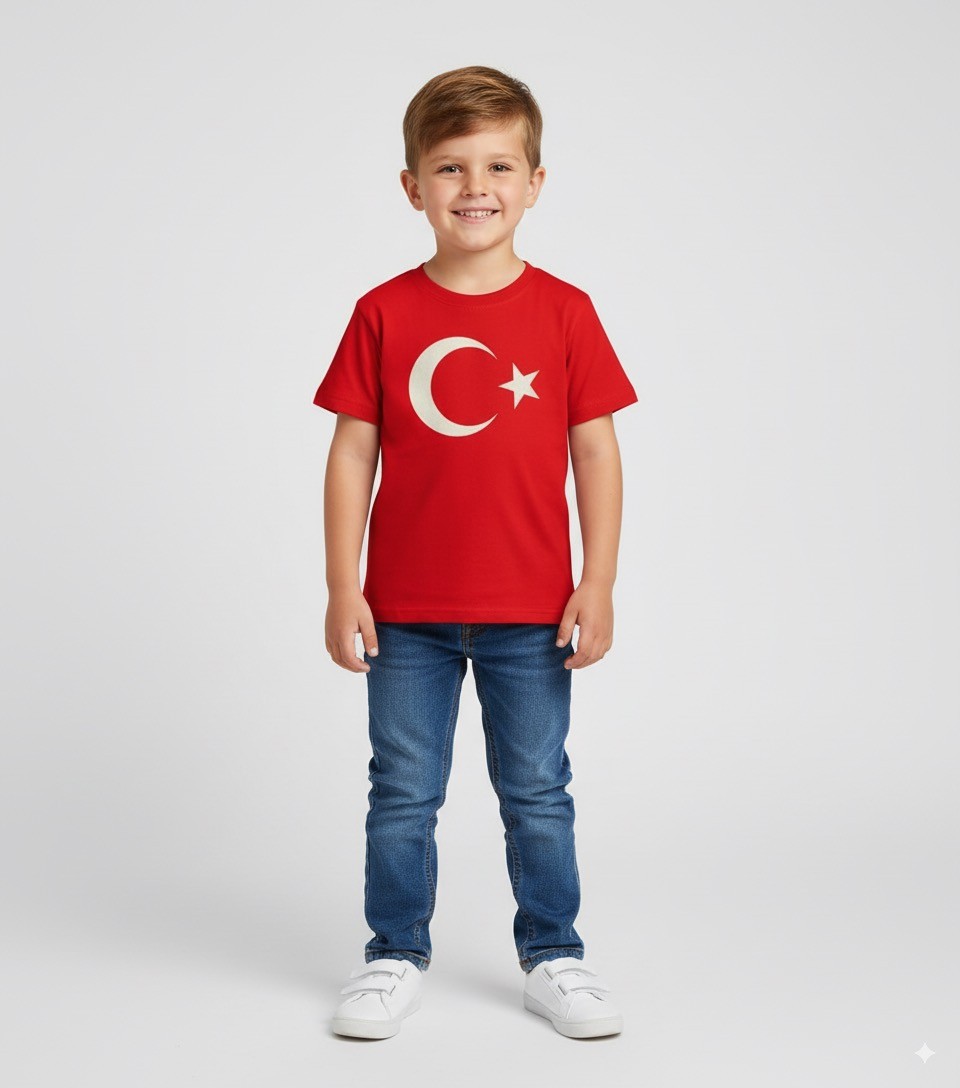 Çocuk AyYıldızlı Tişört