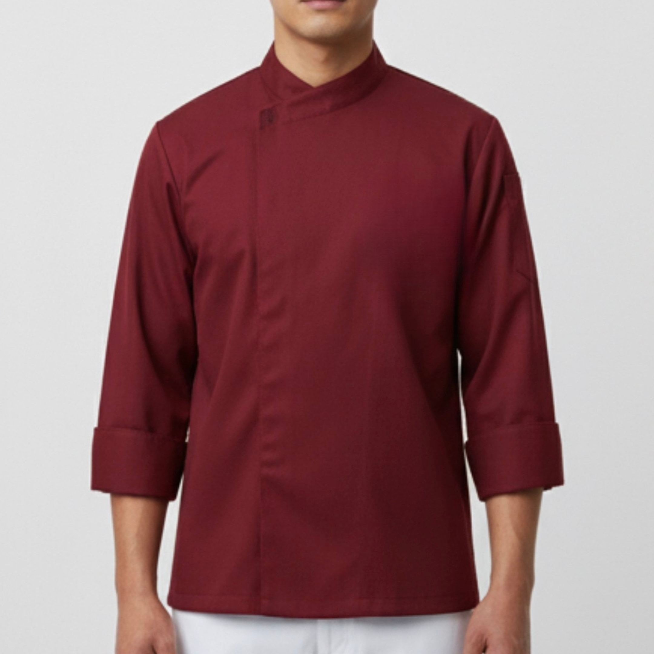 Aşçı Ceketi  - Bordo