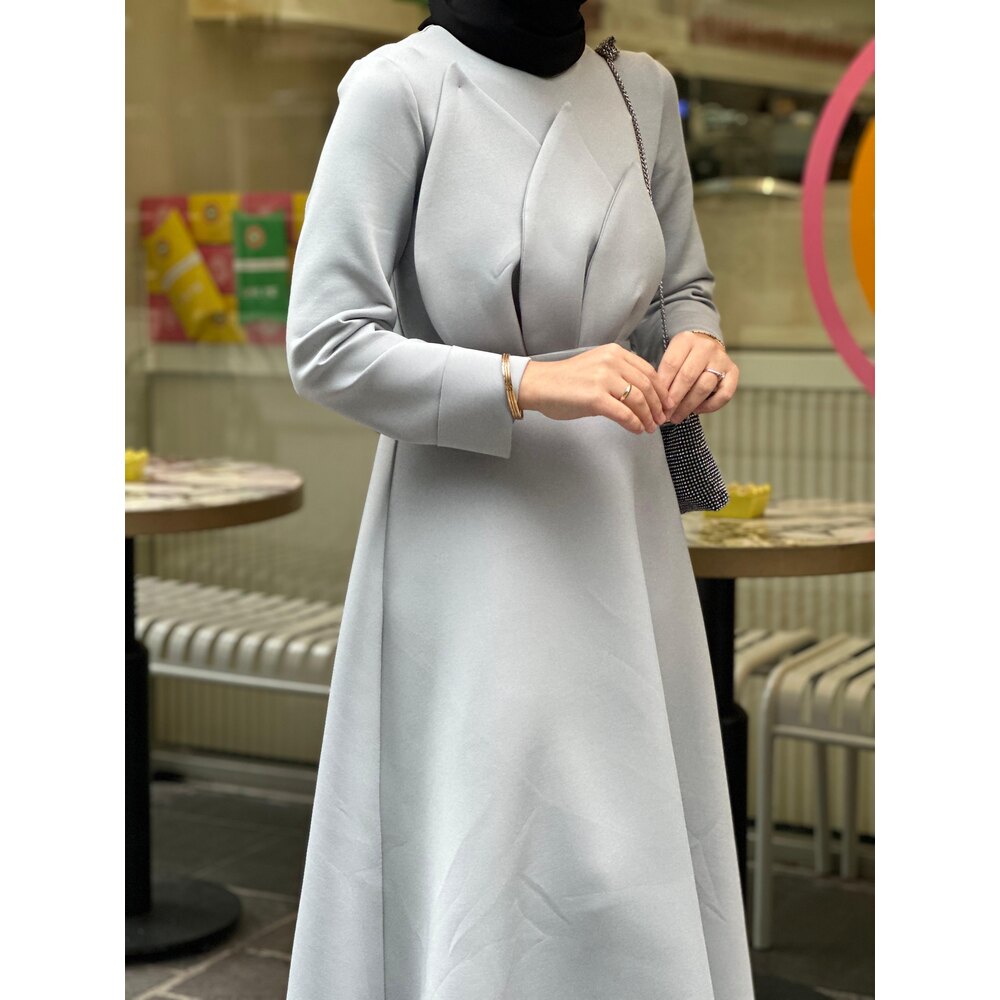 Gümüş Scuba Elbise