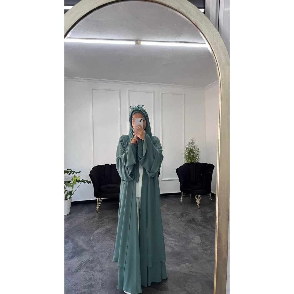 Su Yeşili Abaya