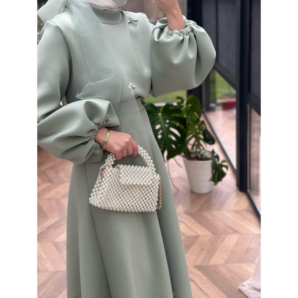 Su Yeşili Bluzlu Takım