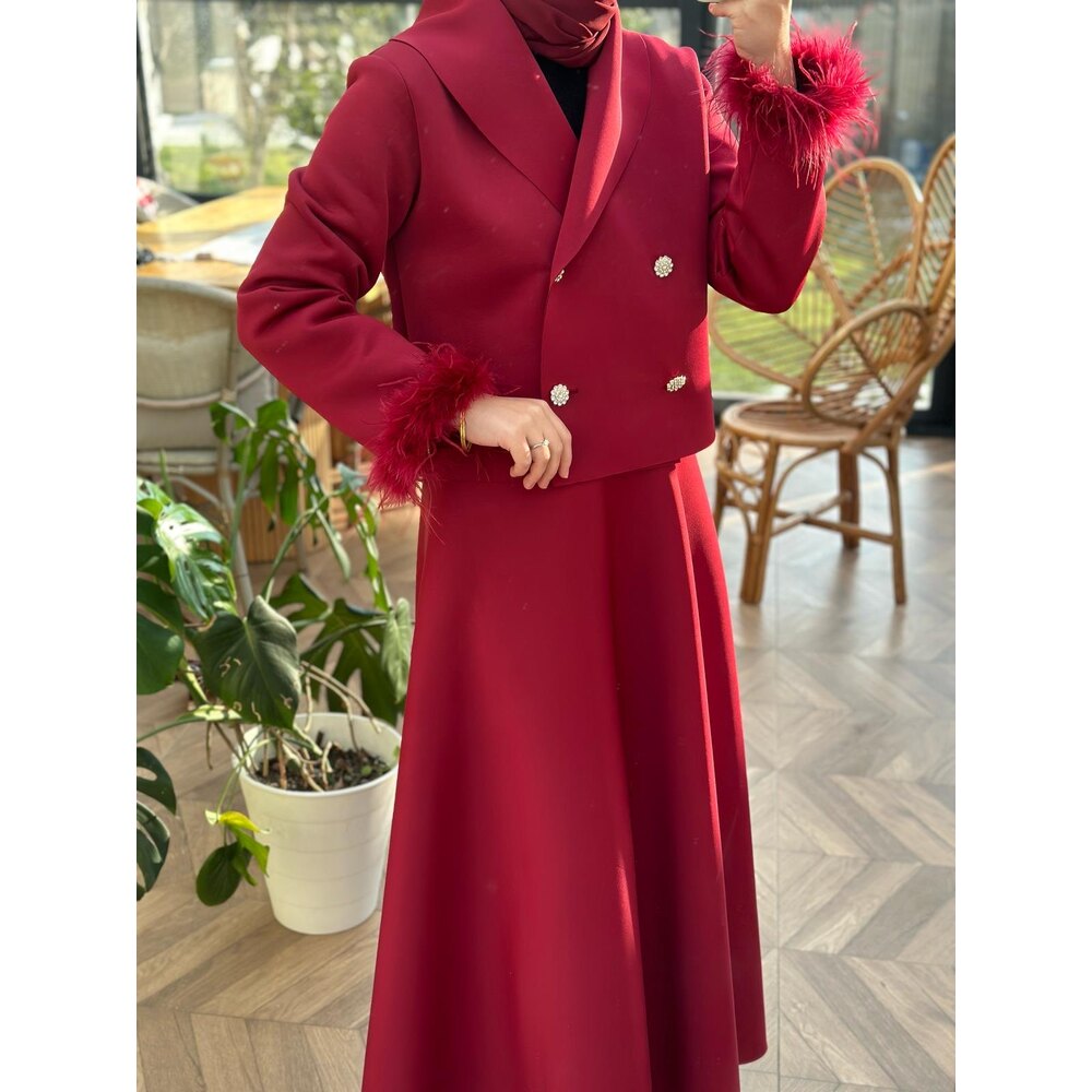 Bordo Ceketli takım