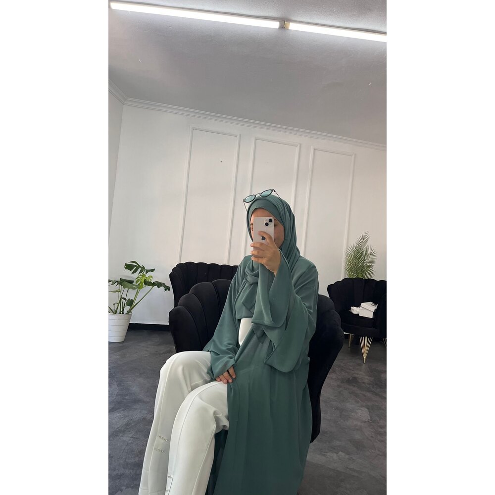 Su Yeşili Abaya