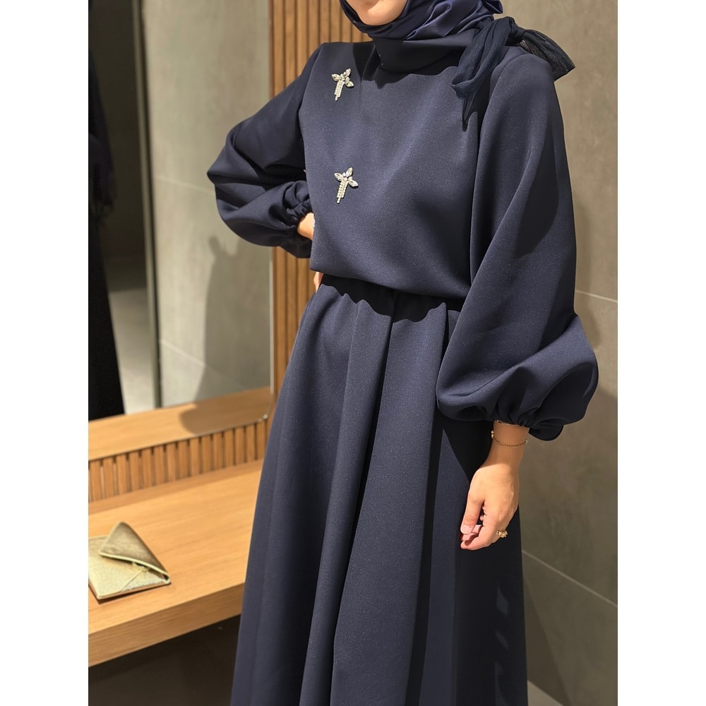 Lacivert Bluzlu Takım