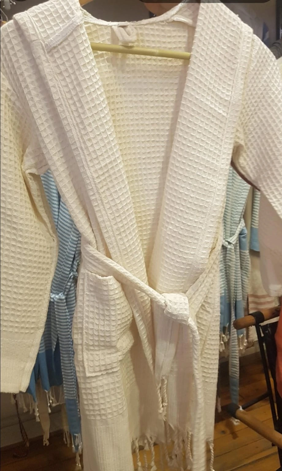 Waffle Çocuk Bornozu