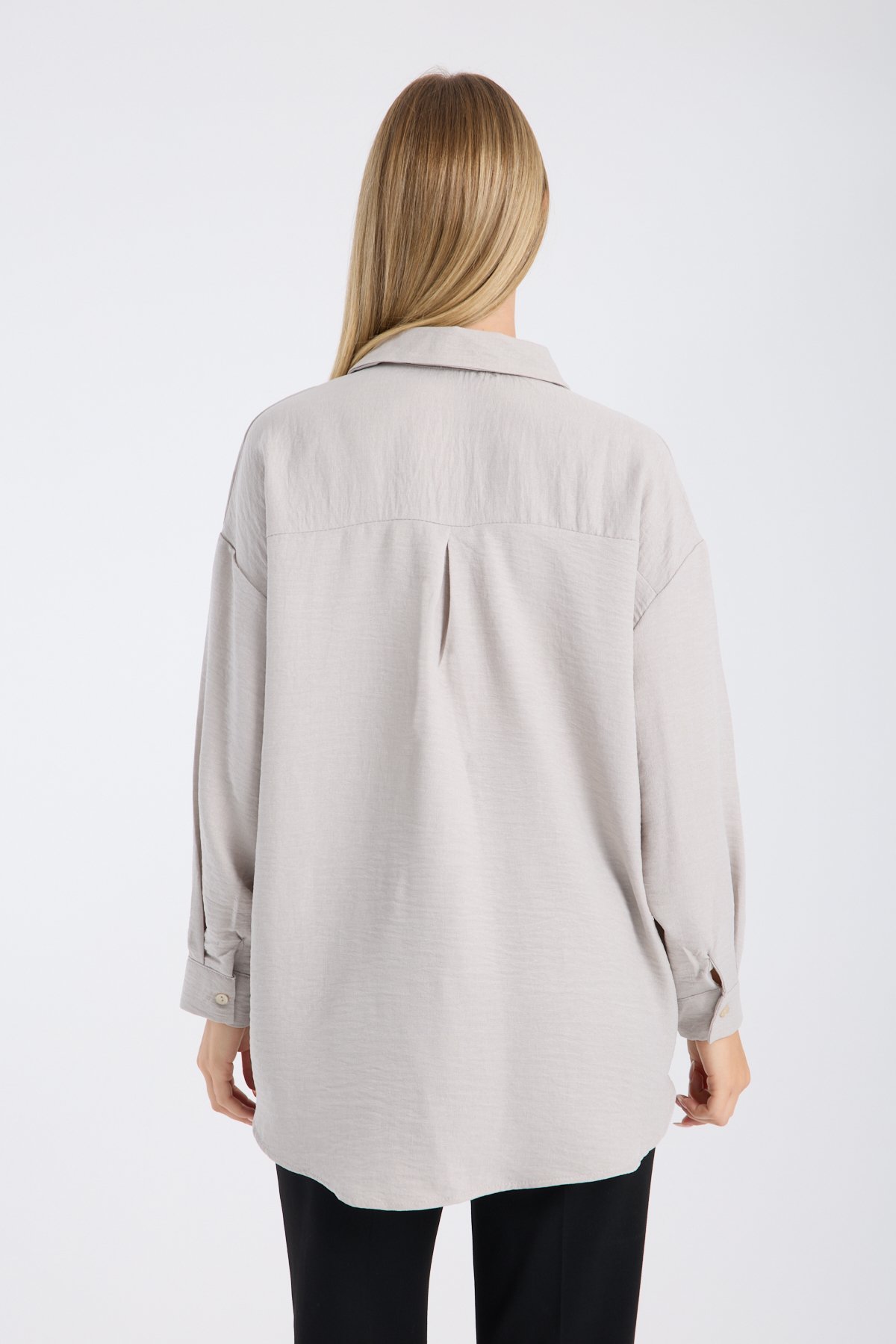 Bambu Keten Salaş Oversize Gömlek