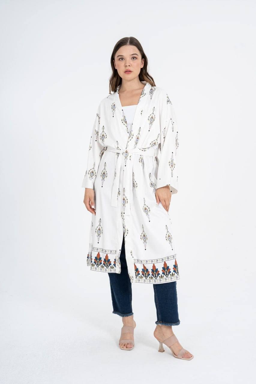 Pano Desenli Kimono