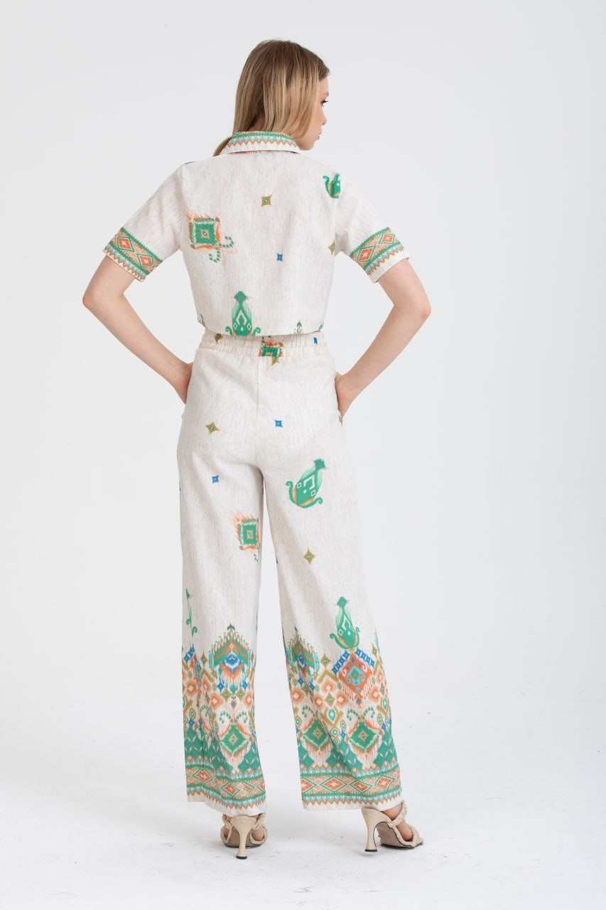 Kilim Desen Pano Pantolon