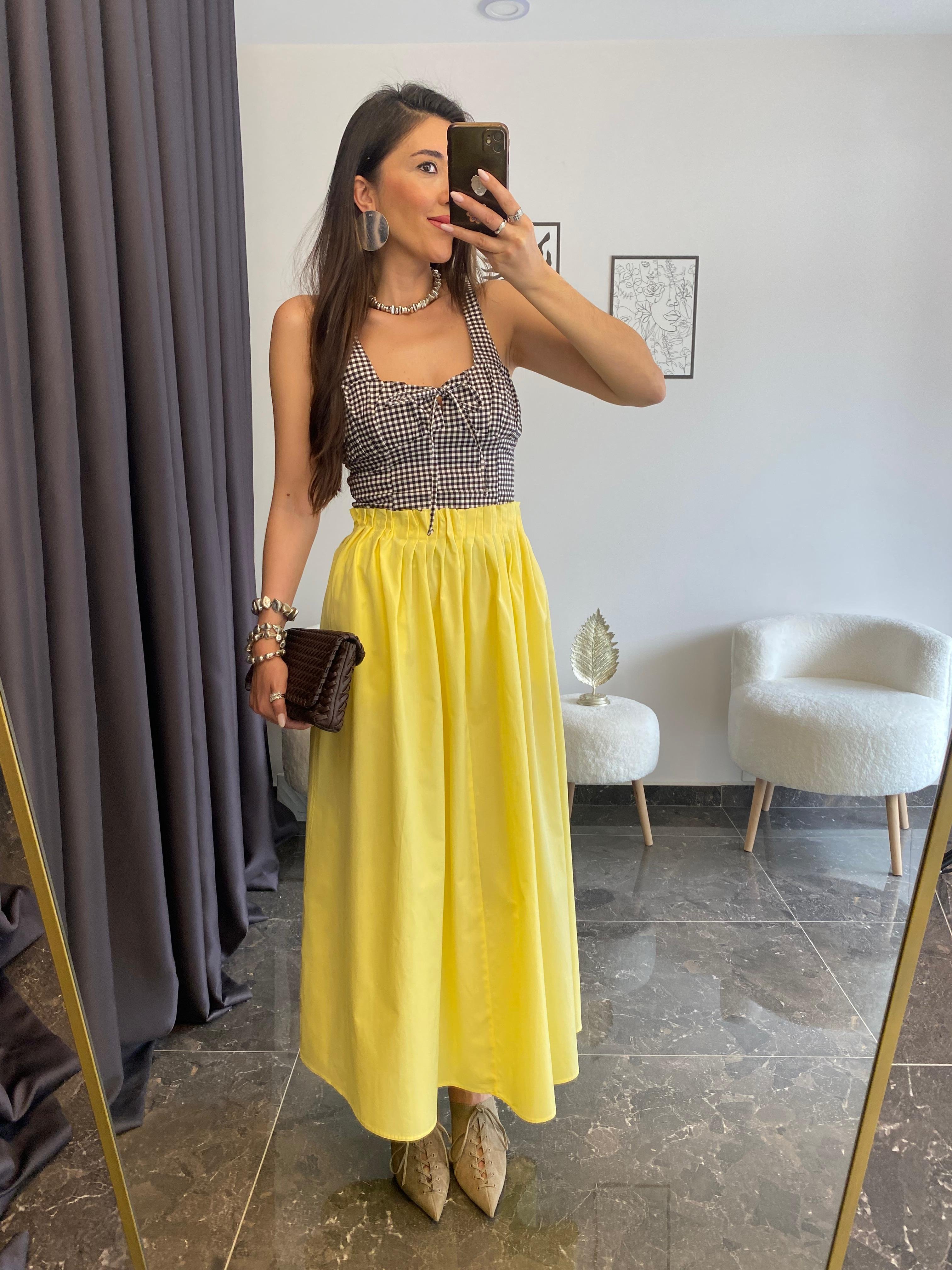 marka model poplin etek 