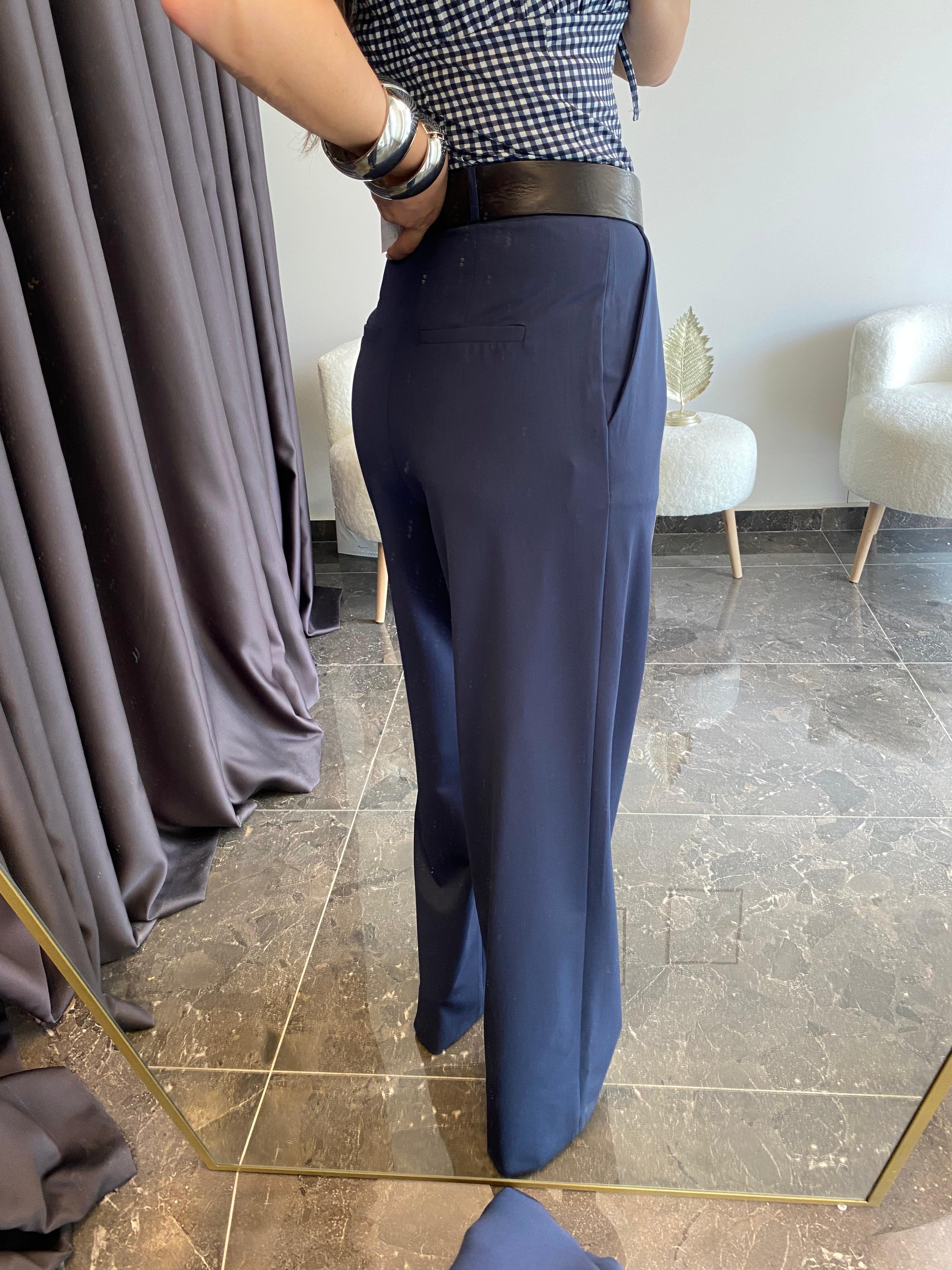 Premium Kalite Lacivert Kumaş Pantolon