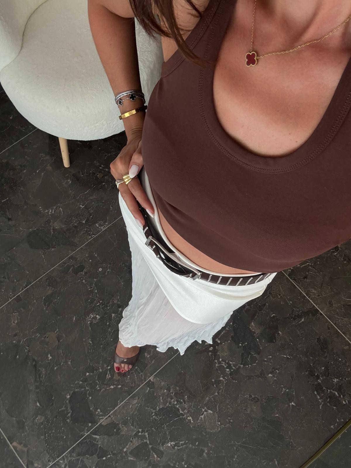 Halter Yaka Basic Bluz